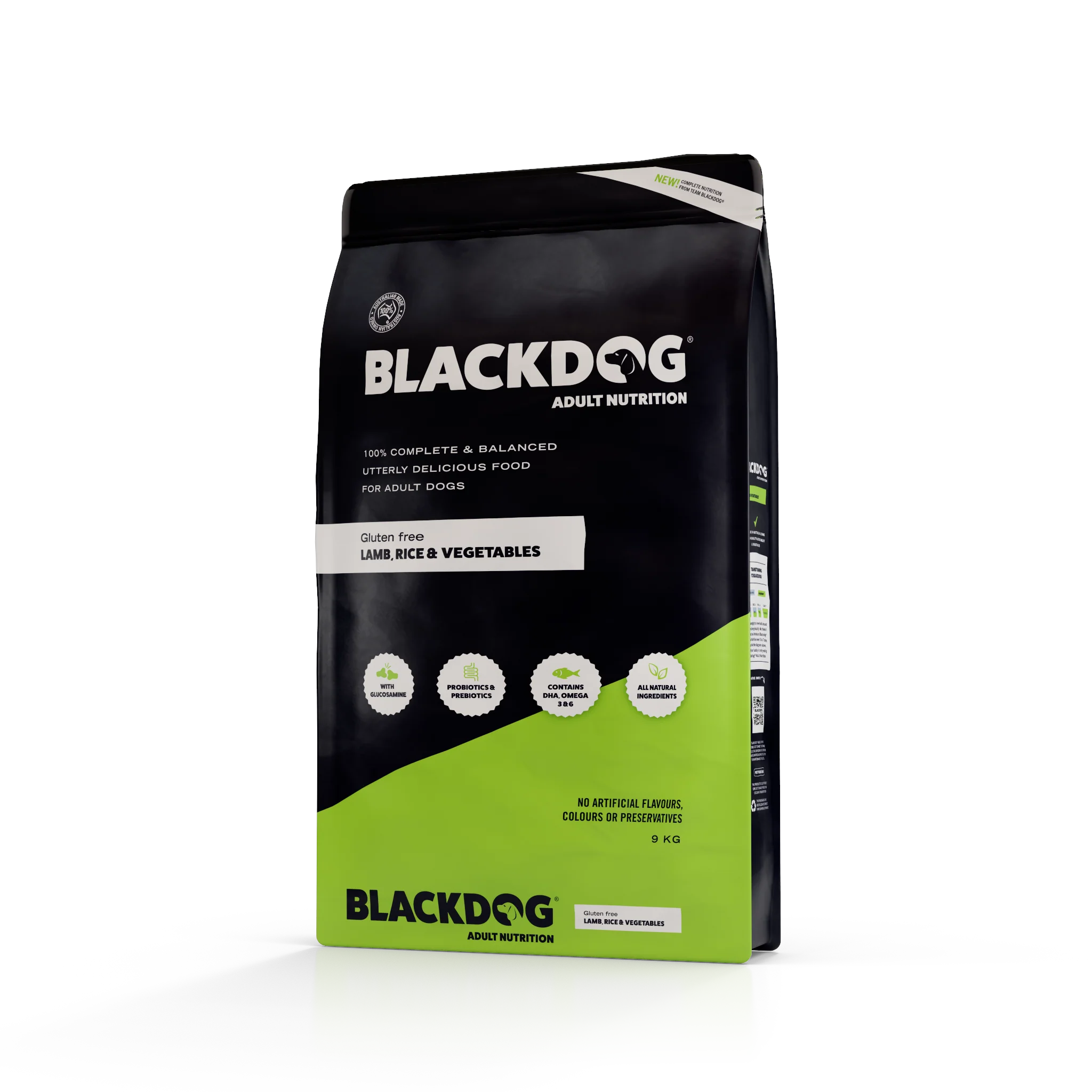 Blackdog Adult Lamb, Rice & Vegetables Dry Dog Food