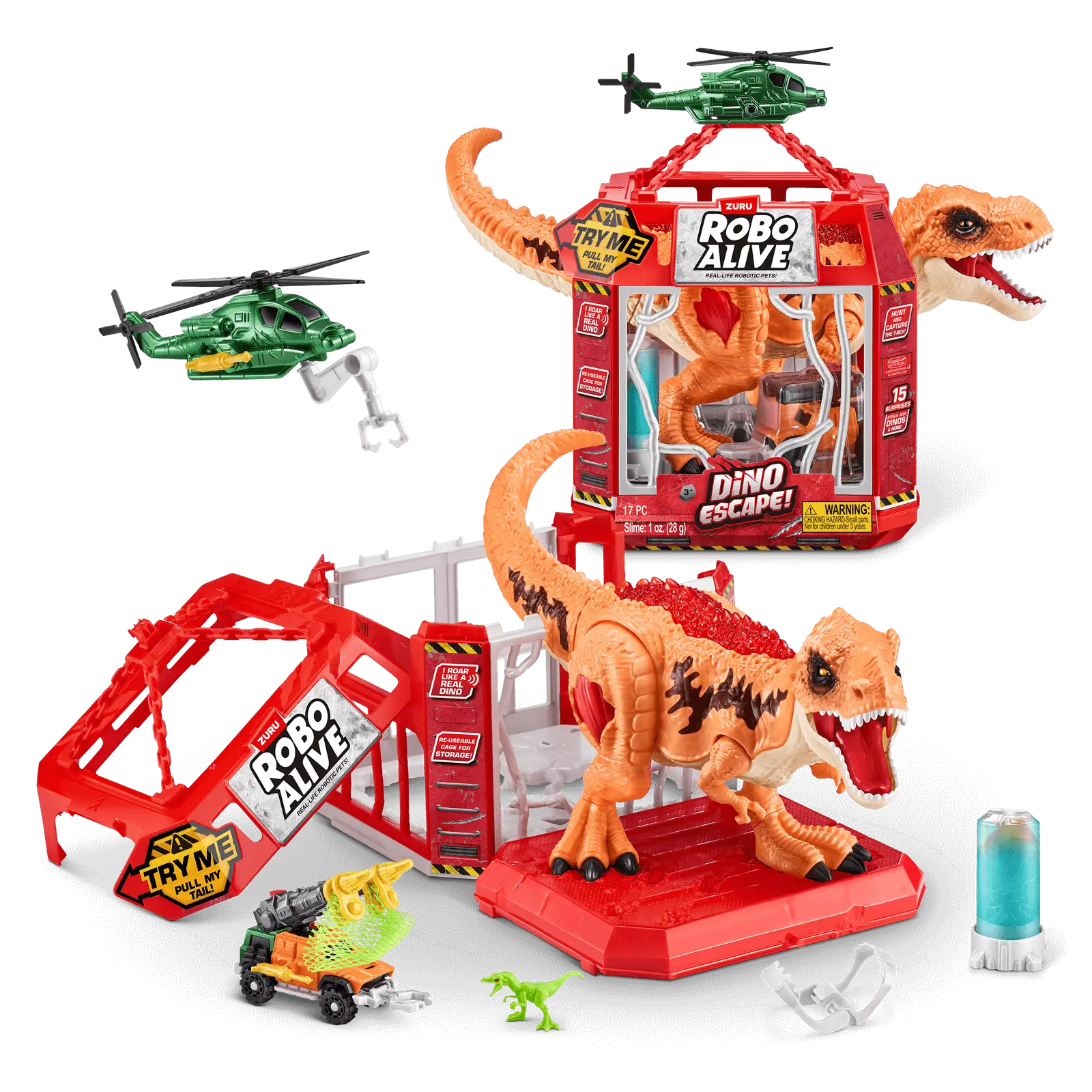 ZURU Robo Alive Dino Escape Playset