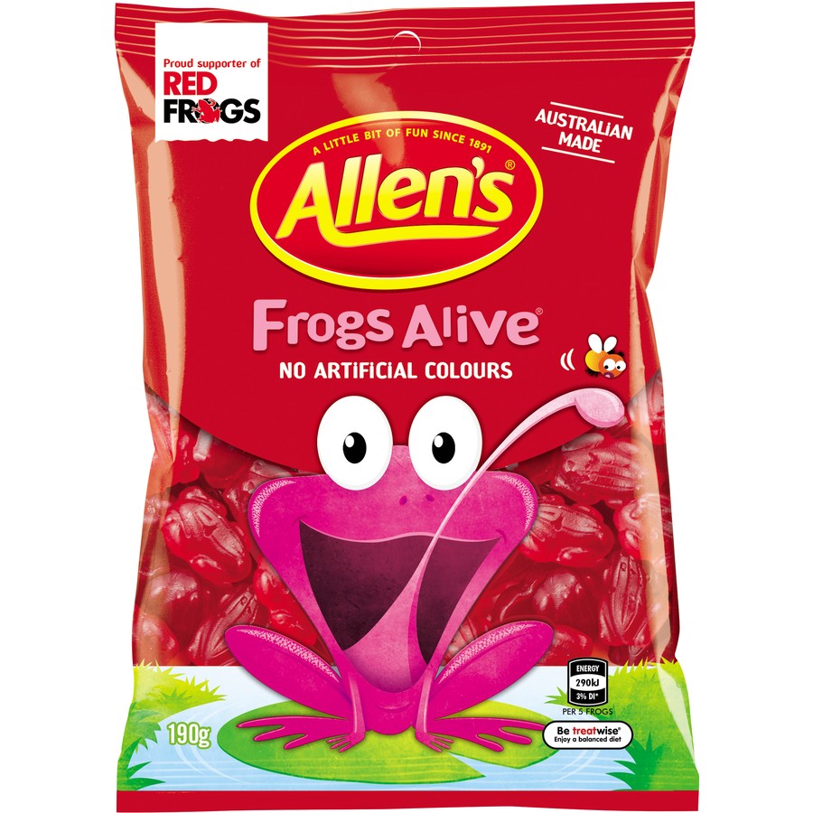 Allens Frogs Alive 190g