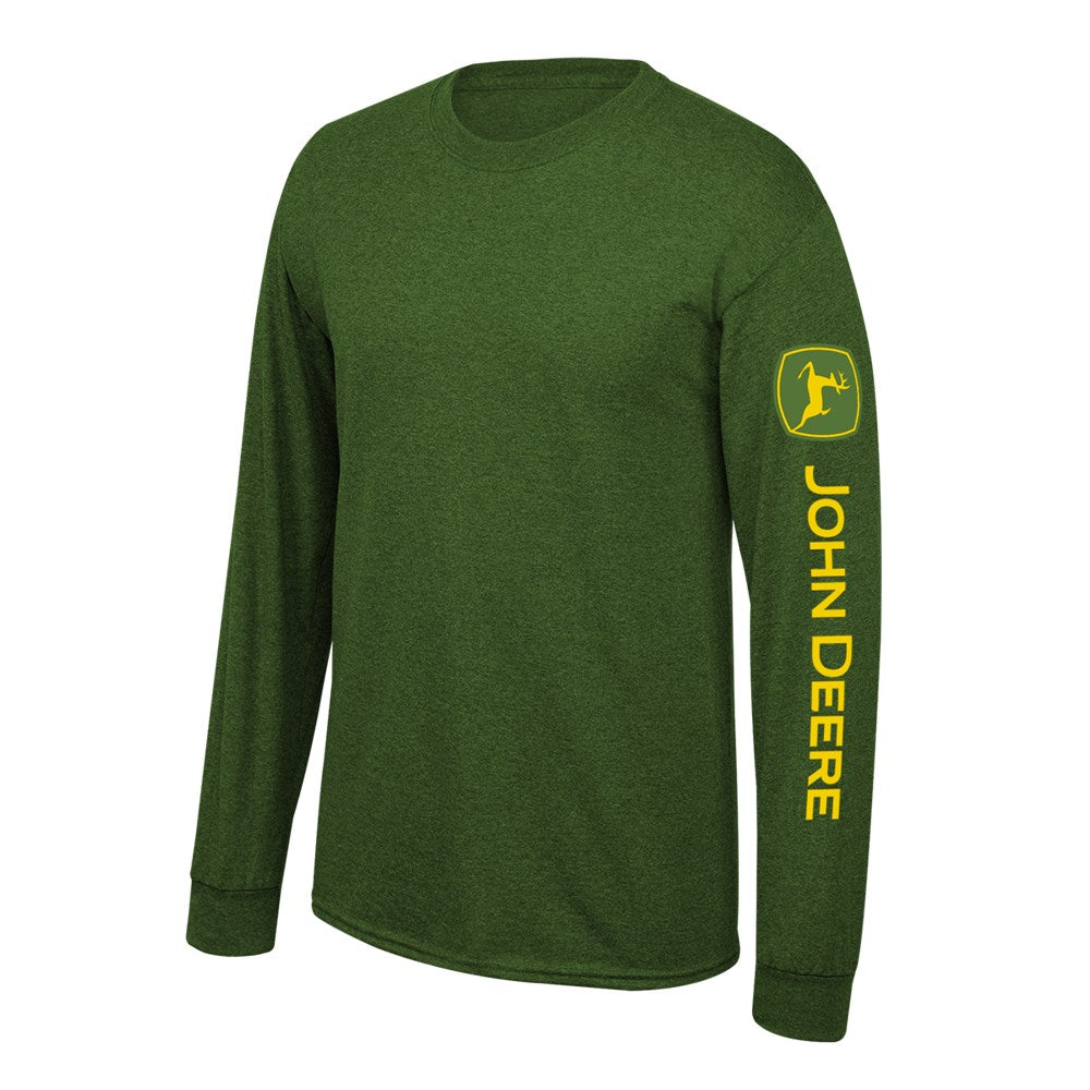 John Deere Men's Logo L/S Tee