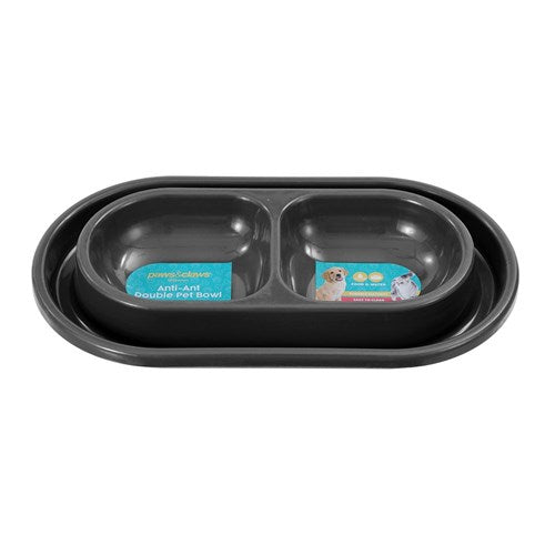 Anti-Ant Double Pet Bowl 27x16x4cm 2x300ml
