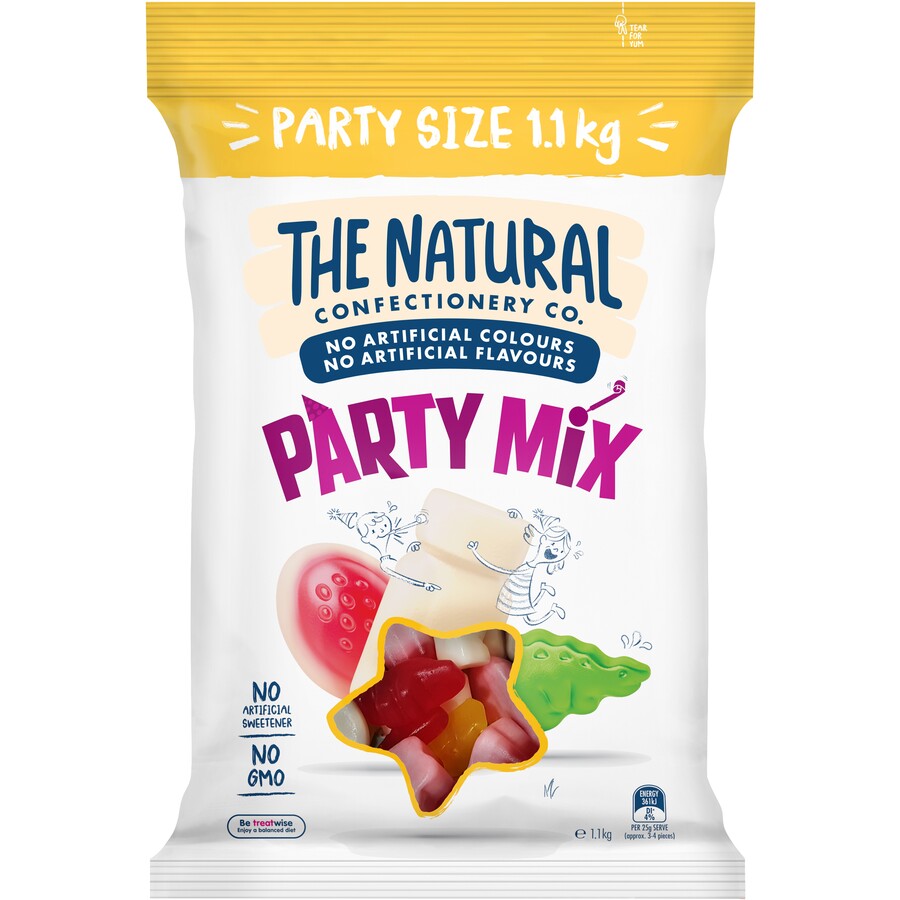 The Natural Confectionery Co. Party Mix 1.1kg