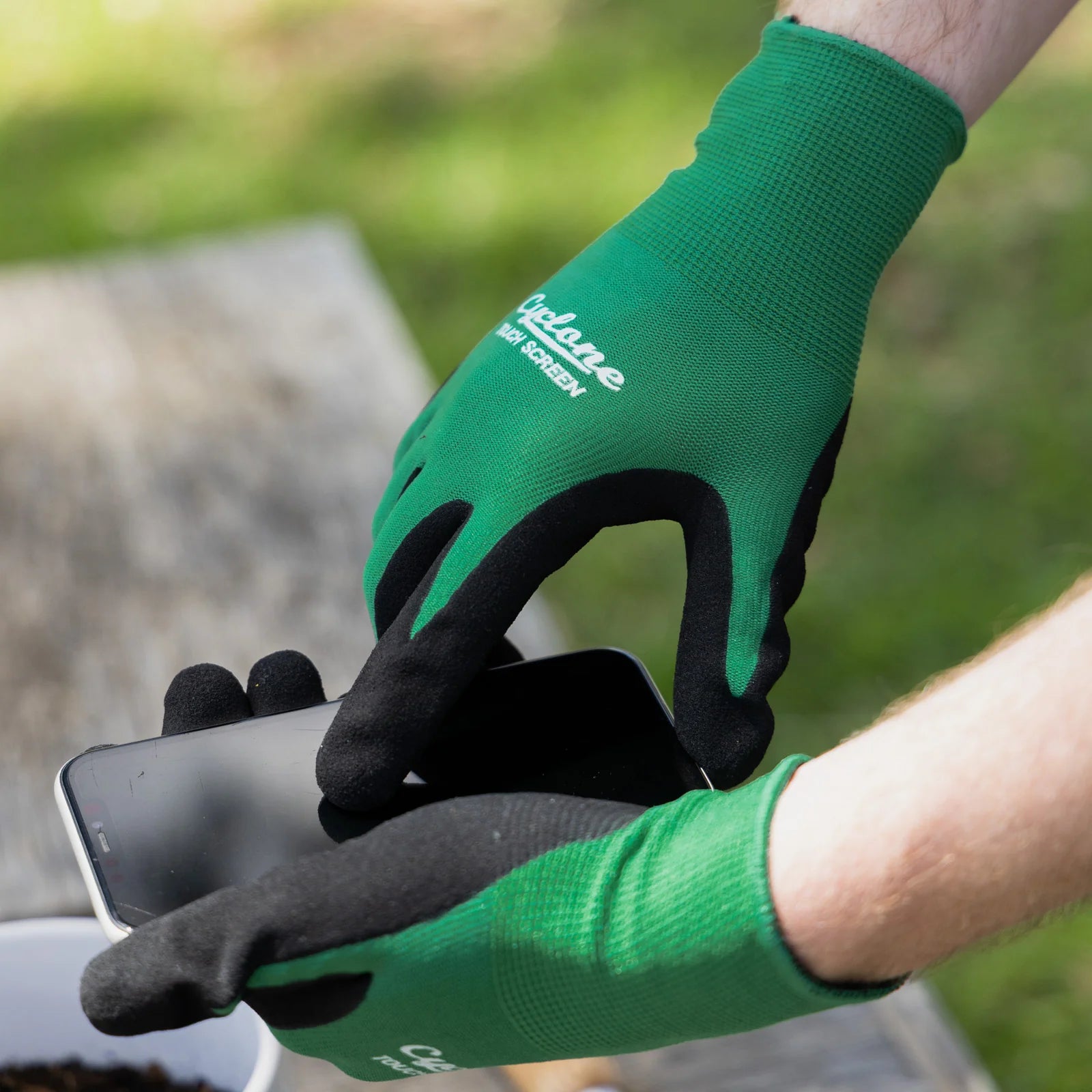 CYCLONE Garden Gloves Touch Screen