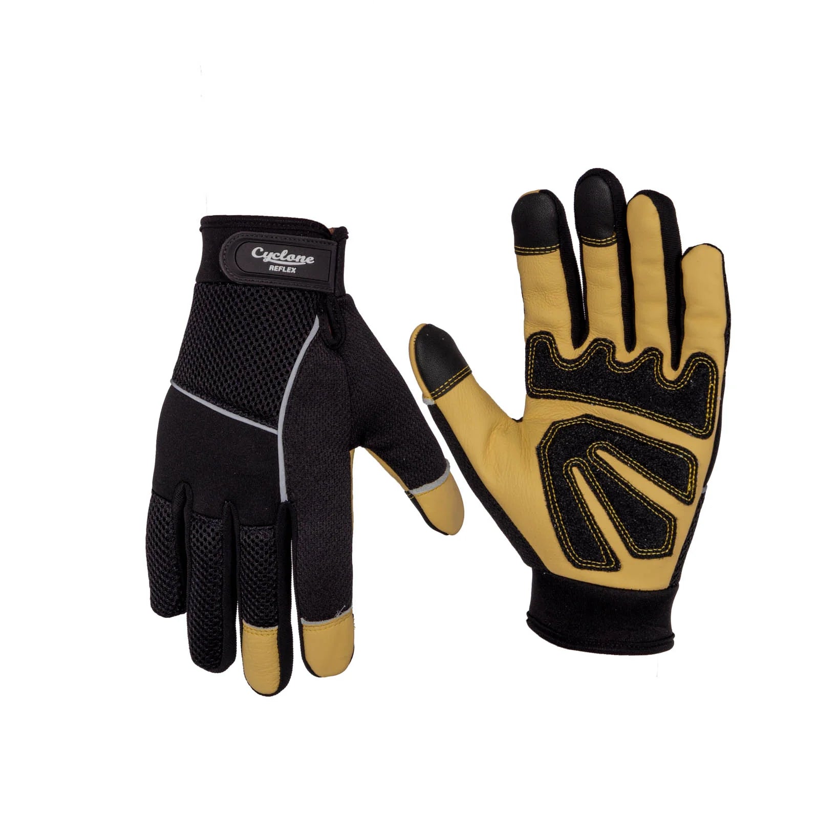 CYCLONE Gloves Reflex Leather xx