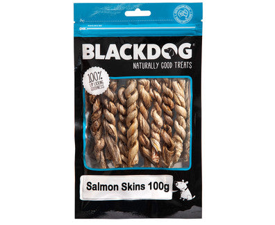 Black Dog Salmon Skins 100g