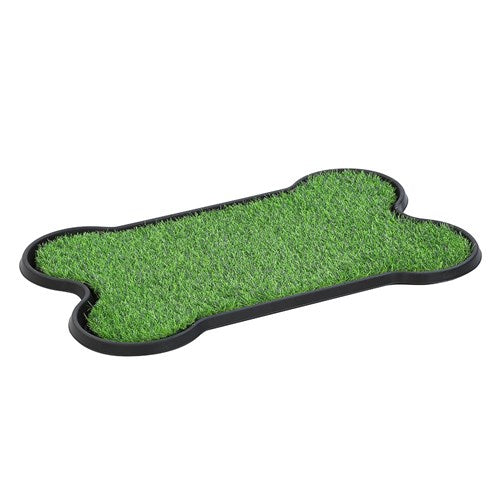 Pet Potty Grass Tray Large 68x43x3cm Bone Shape