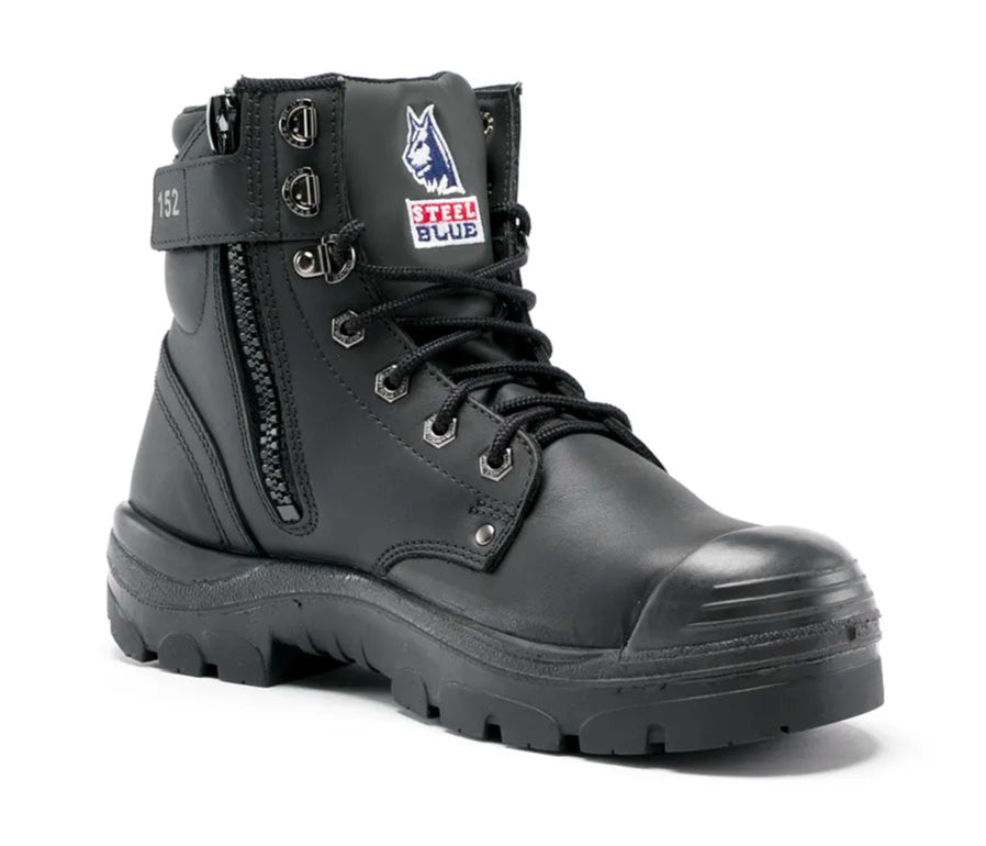 Steel Blue Men's Argyle Zip Bump 332152