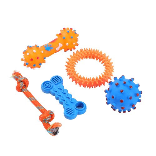 Puppy Pack 5pc Tpr & Rope
