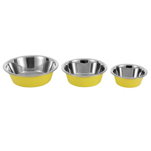 Stainless steel Pet Bowl Anti-Skid (Assorted Colours)