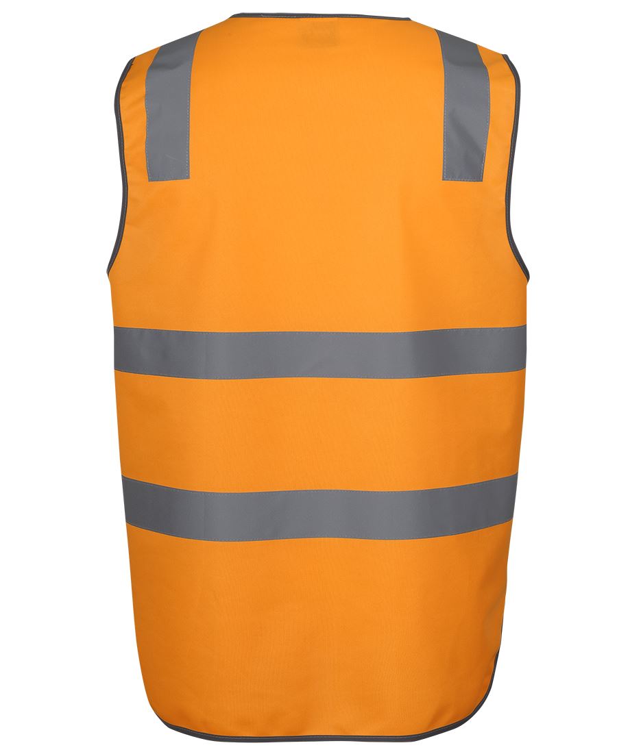 JB's Wear Vic Rail (D+N) Zip Safety Vest