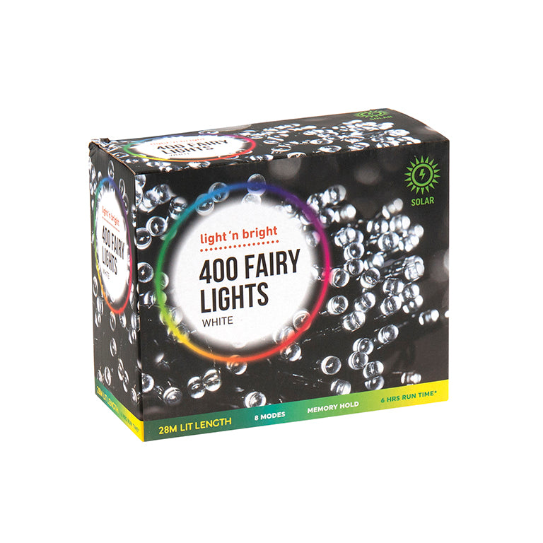 Solar Fairy Lights 400 LED