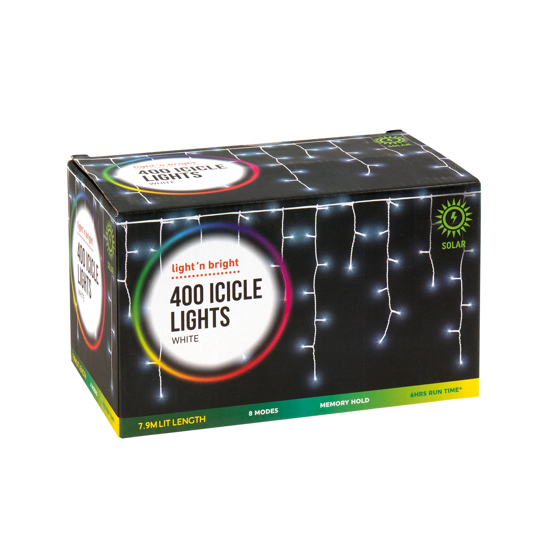 Solar 400 LED Lights Icicle