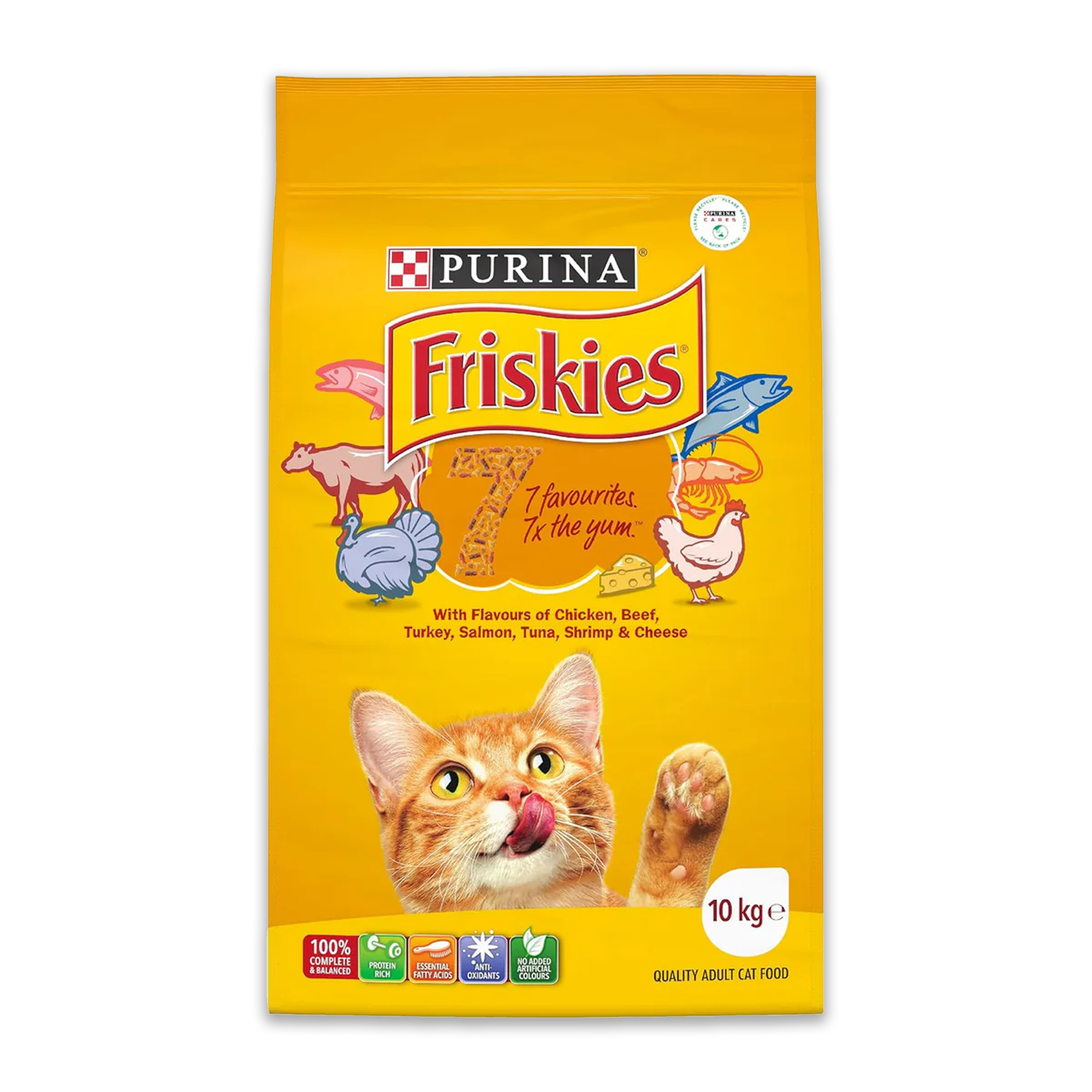 Friskies Cat Adult Dry Food 7 Flavours 10kg