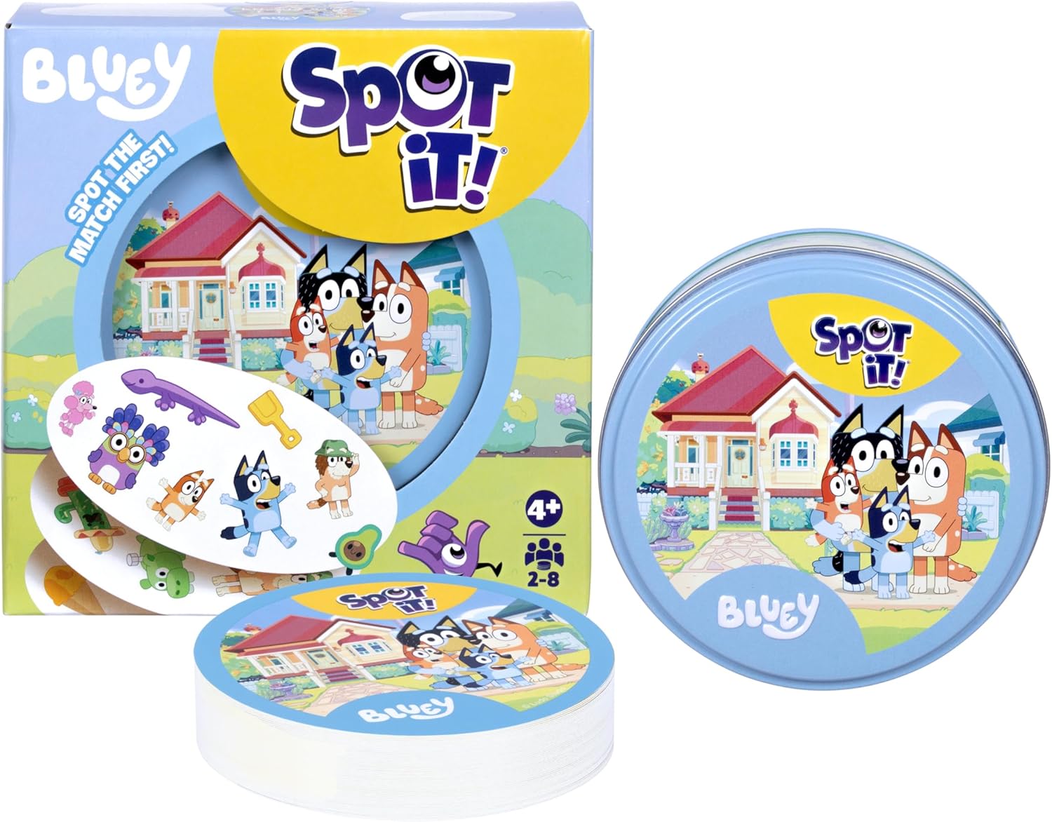 Bluey Spot It! Card Game