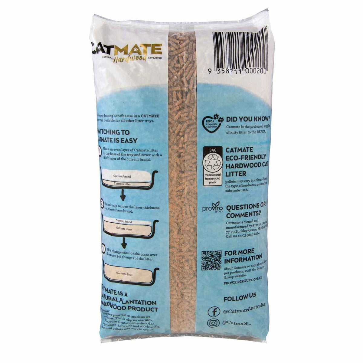 Catmate Hardwood Pellet Litter 10kg Jimi s Hardware Hub