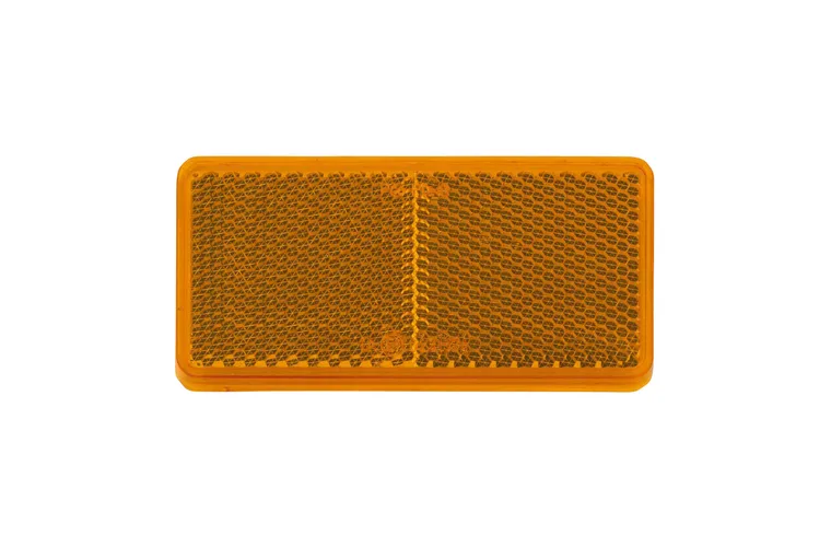 Reflector Amber (A) 94x44 Adhes Pk2