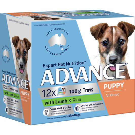 Advance Puppy Lamb and Rice Trays 12 x 100g