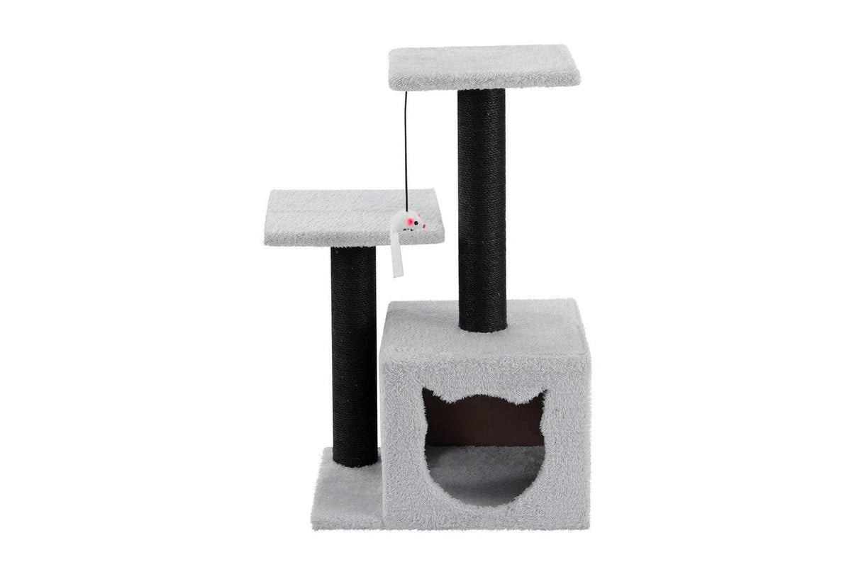 Catsby Double Platform Hideaway Tower 38X28X63cm