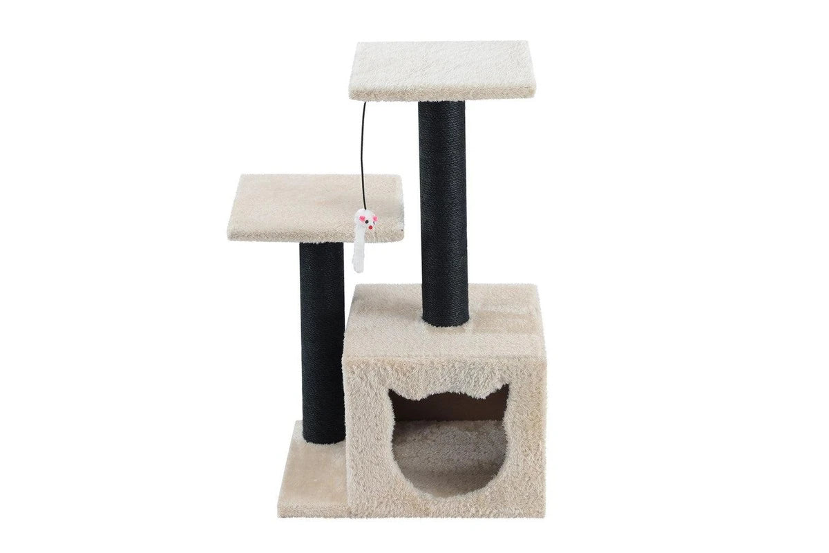 Catsby Double Platform Hideaway Tower 38X28X63cm