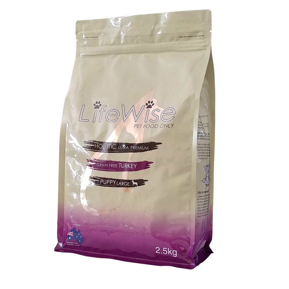 LifeWise Puppy Stage 3 GF Turkey Lamb & Veg Large Bites