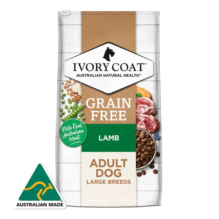 Ivory Coat Adult Dog Large Breed GF Lamb 2kg