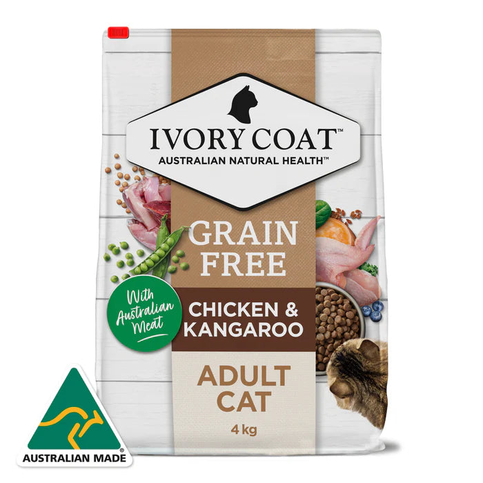 Ivory Coat Adult Cat Chicken & Kangaroo