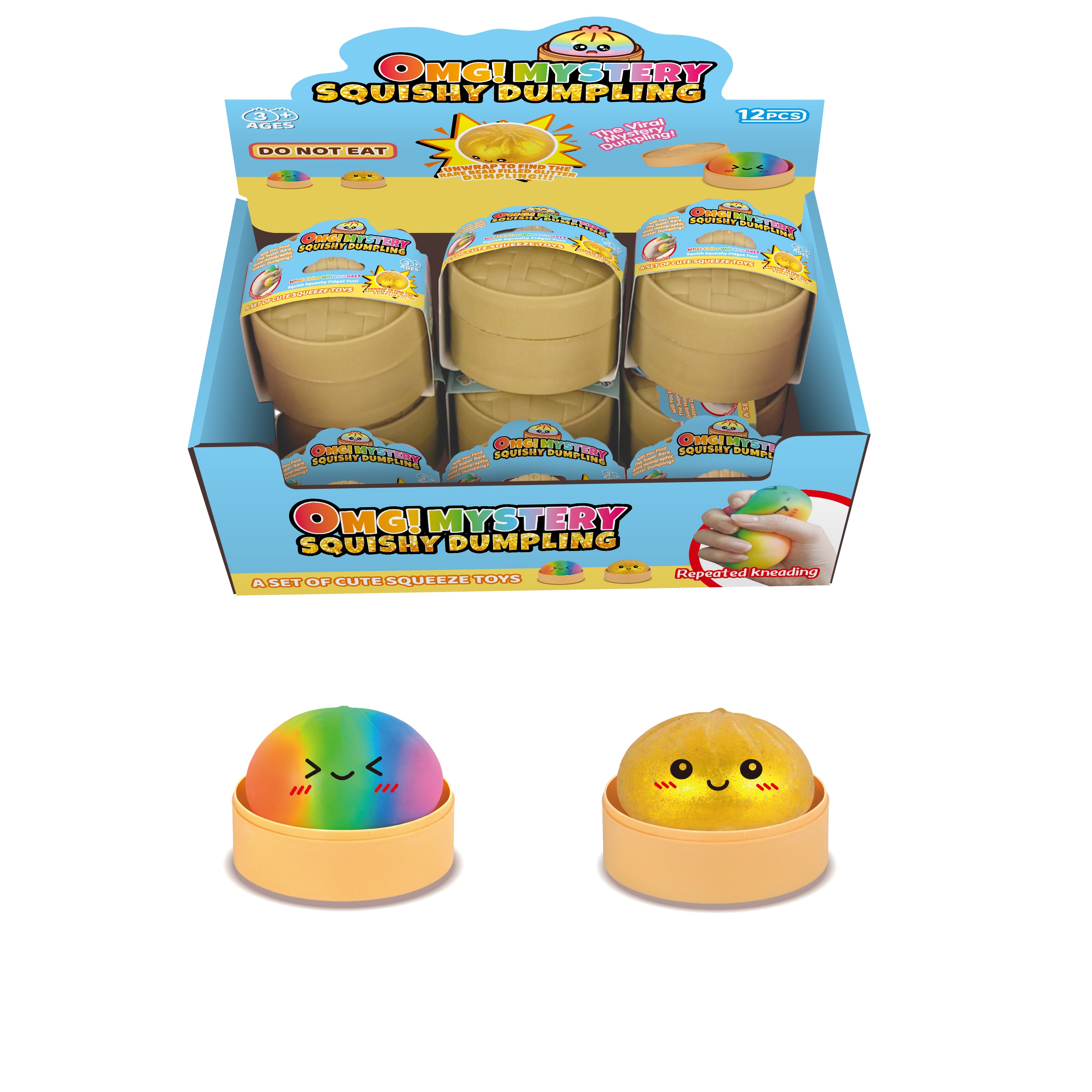 Squishy Mystery Multi-Colour 8.5cm Dumpling assorted XX