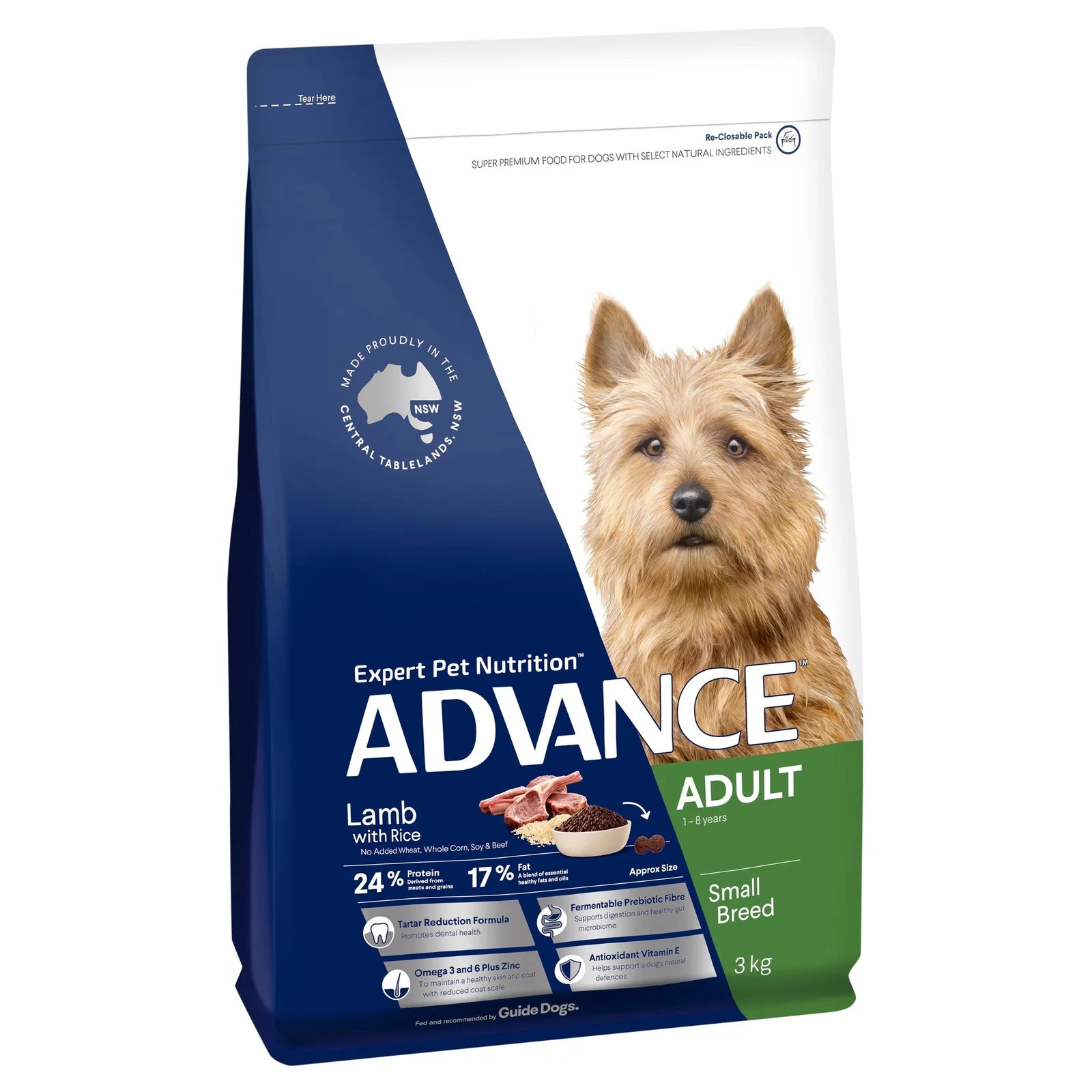 Advance Adult Toy Small Breed Lamb with Rice Dry Dog Food