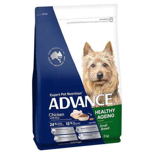 Advance Healthy Ageing Small Breed Chicken with Rice Dry Dog Food
