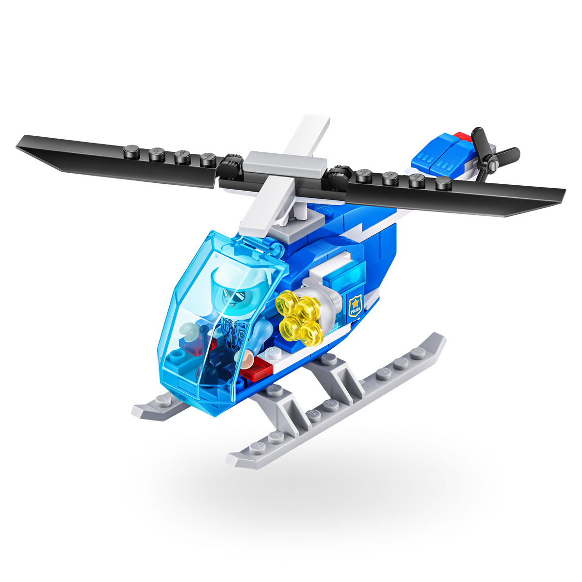 ZURU MAX Build City Police Station Playset 321 Bricks xx