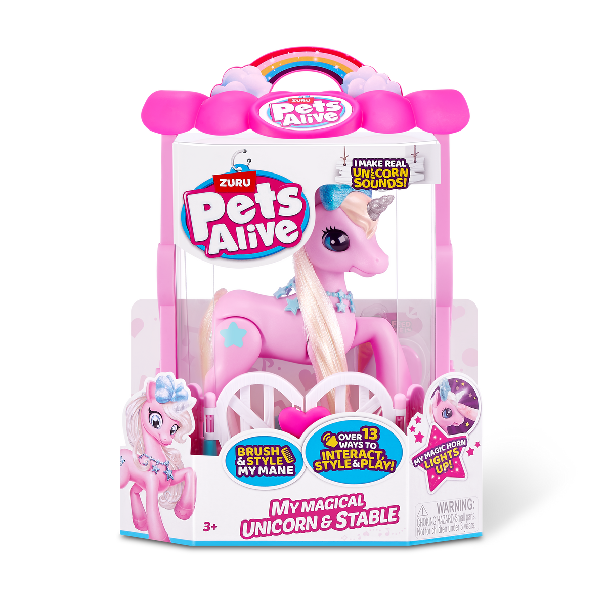 ZURU Pet's Alive Unicorn & Pony Playset assorted