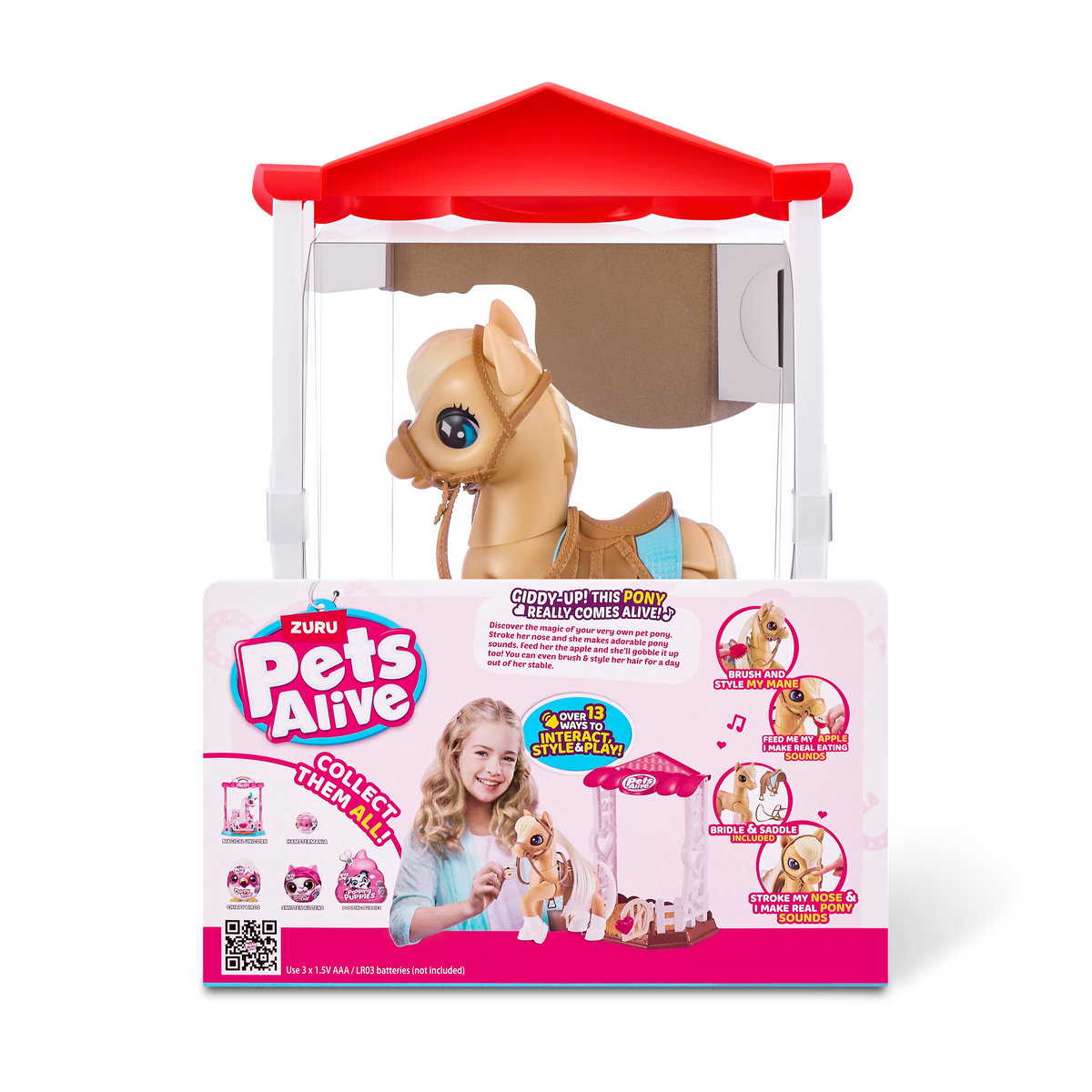 ZURU Pet's Alive Unicorn & Pony Playset assorted