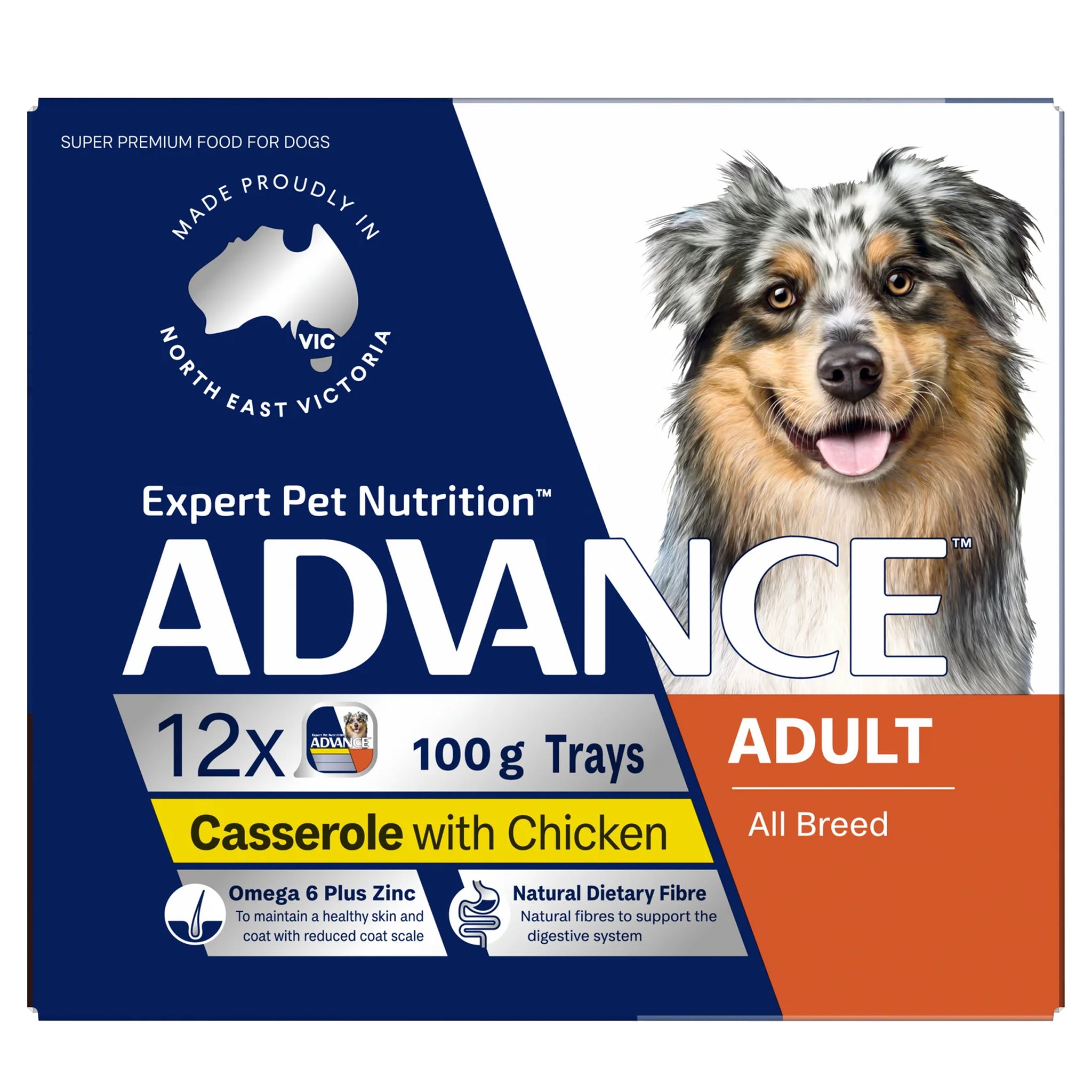 Advance Adult All Breed Chicken Casserole 12 x 100g