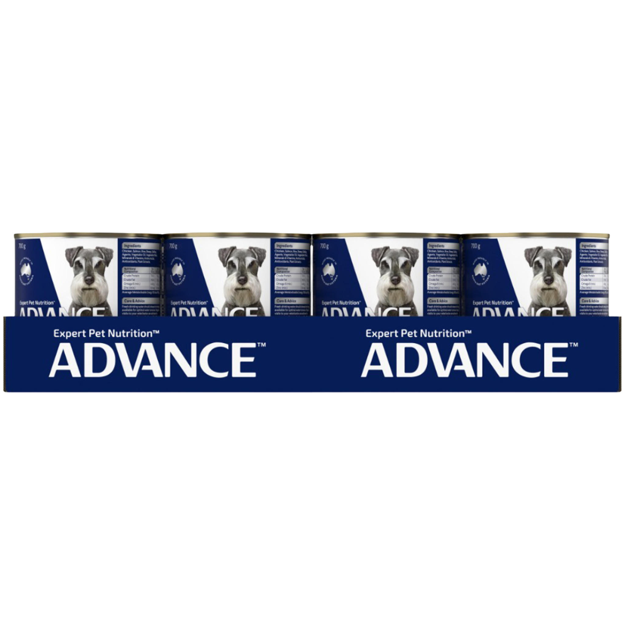 Advance Adult all Breed Chicken and Salmon with Rice Cans 12 x 700g
