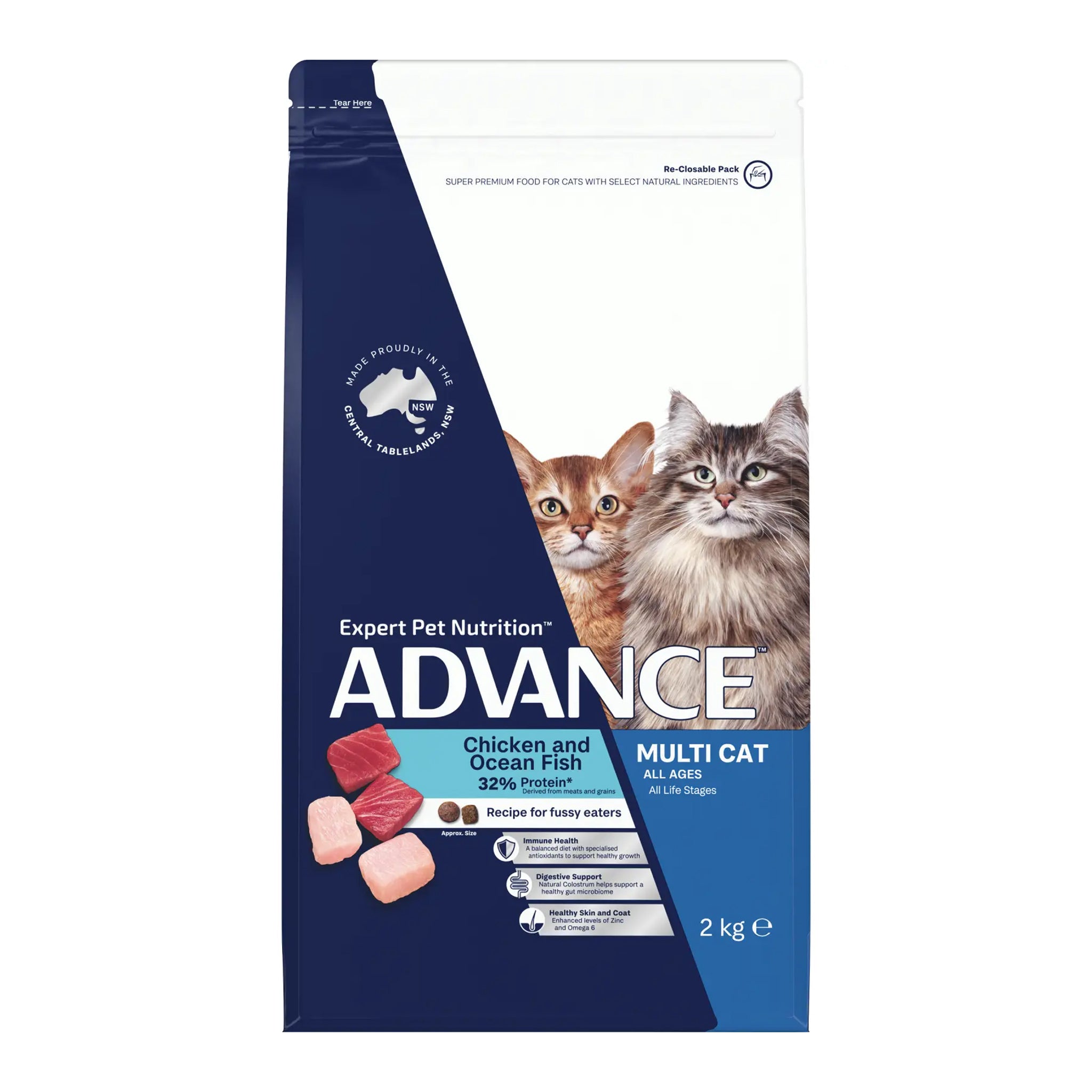 Advance Multi-Cat Adult Chicken & Ocean Fish