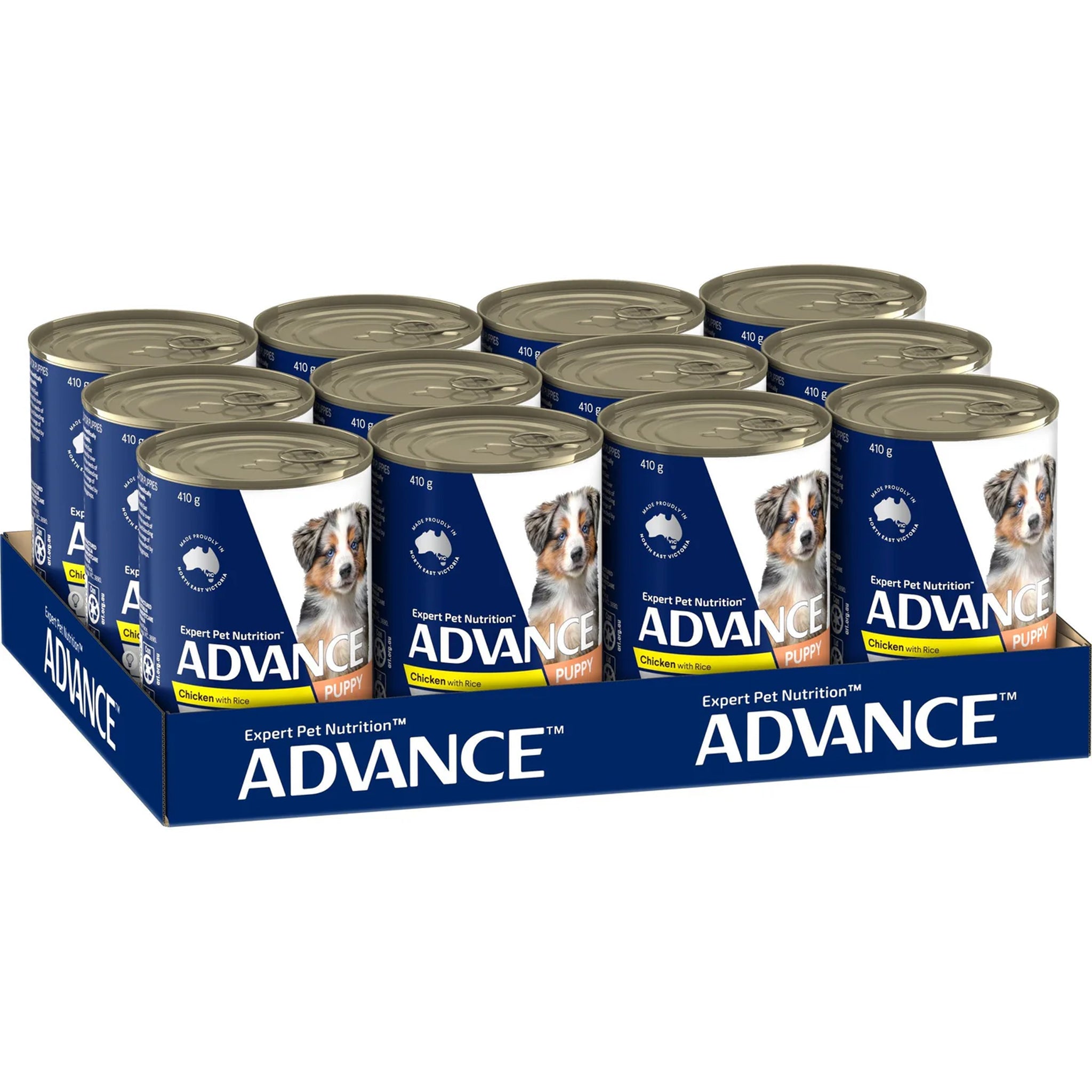 Advance Puppy All Breed Chicken & Rice Wet Food 12 x 410g