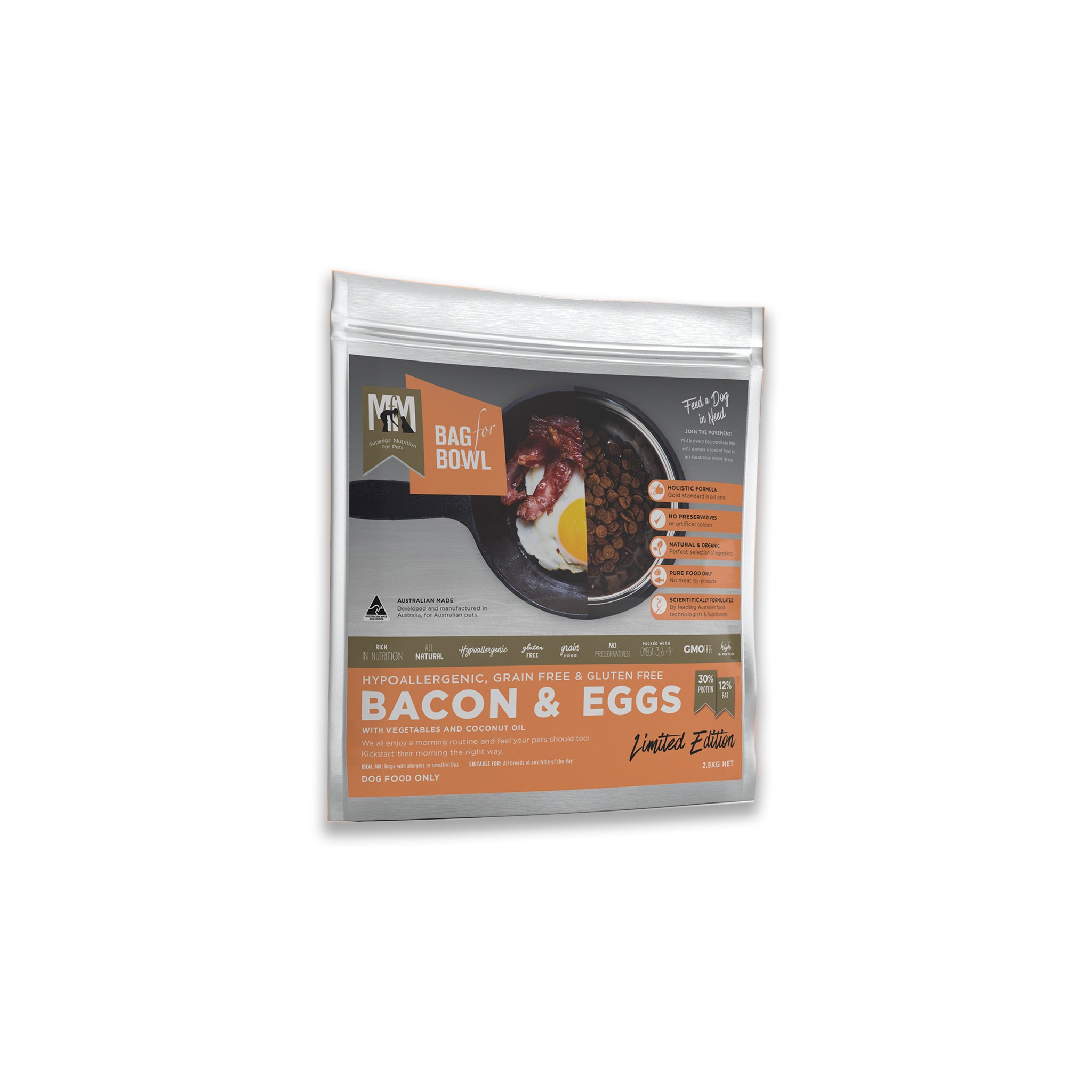 Meals for Mutts MFM Dog Single Protein Bacon and Eggs (Grain Free)