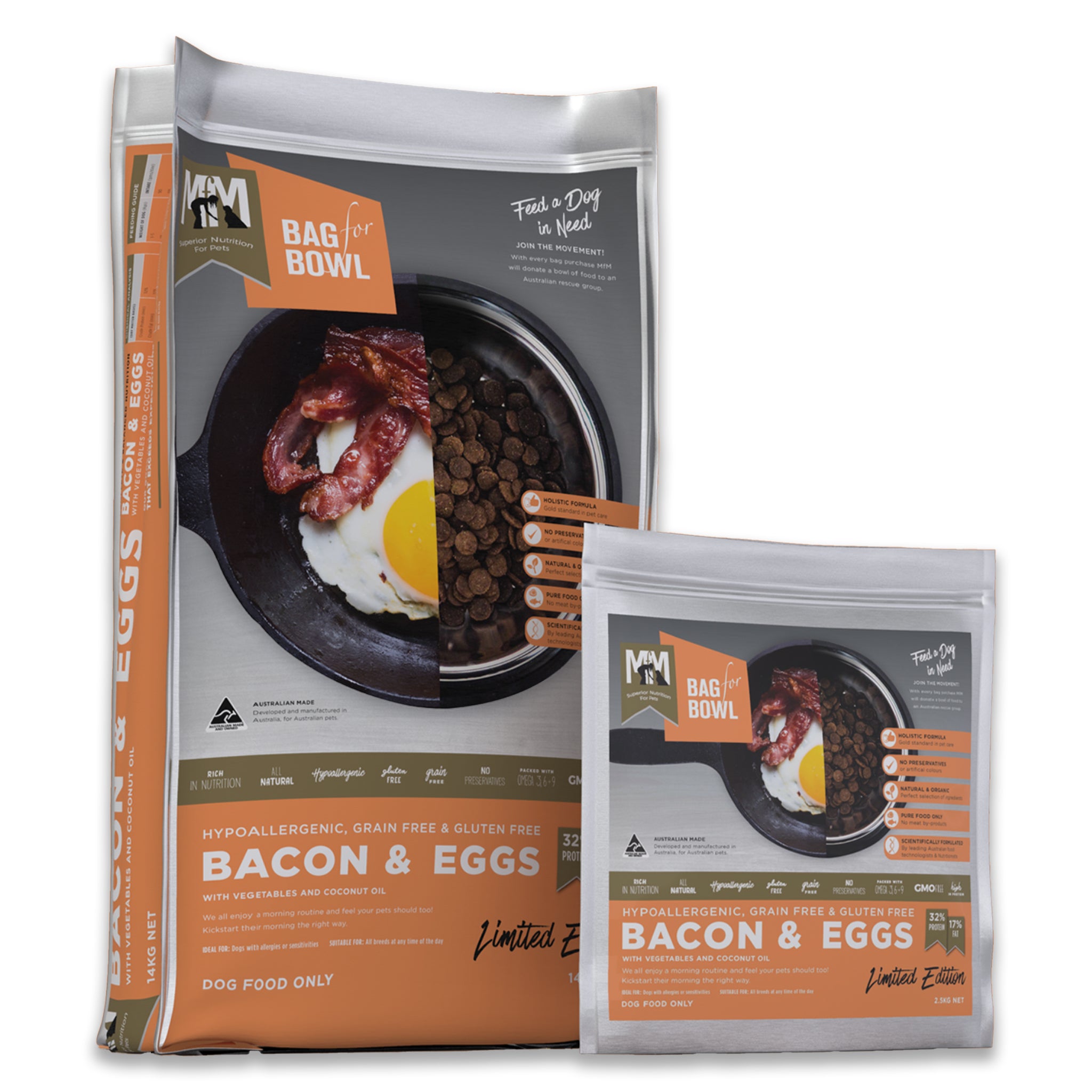 Meals for Mutts MFM Dog Single Protein Bacon and Eggs (Grain Free)