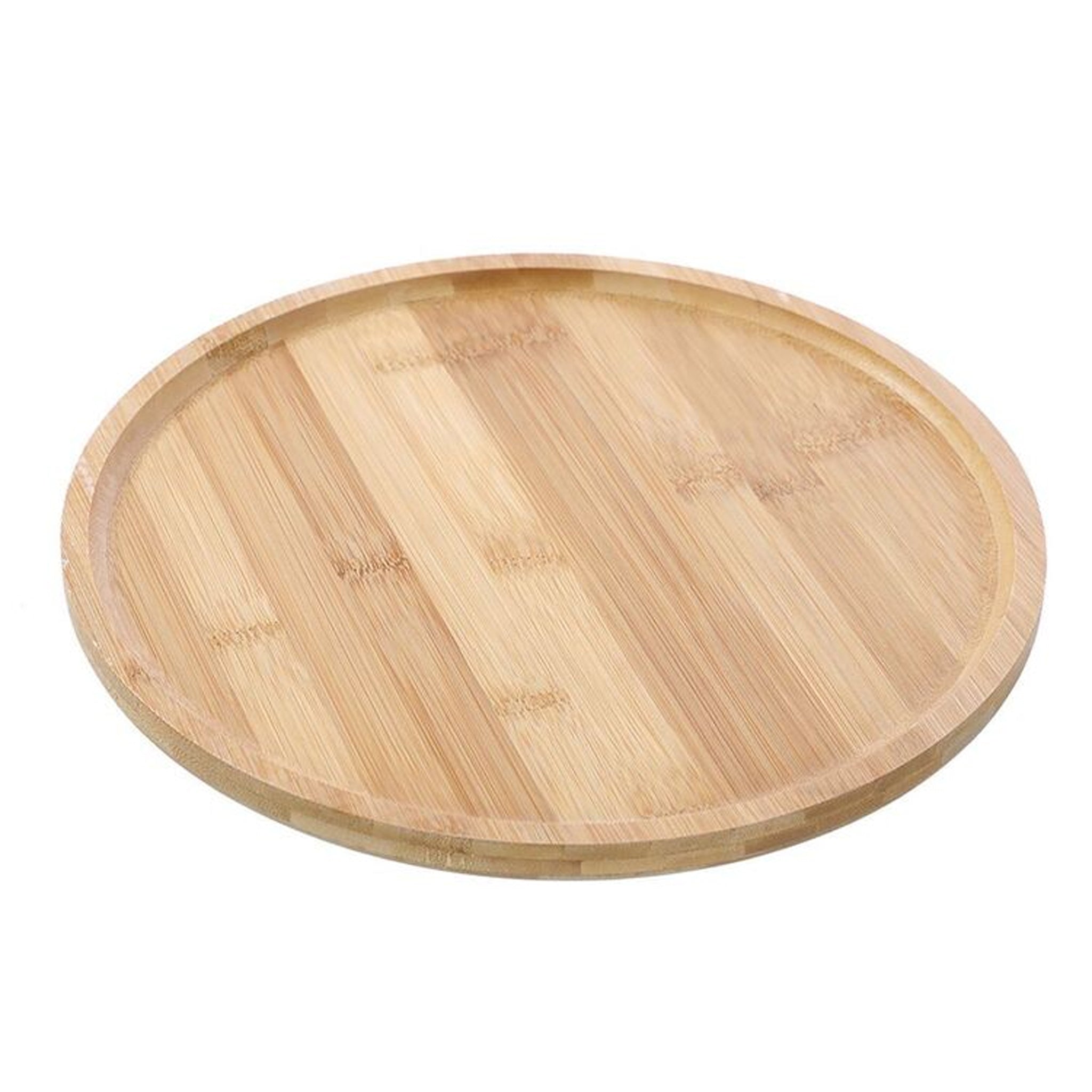 Bamboo Round Display Tray 30cm