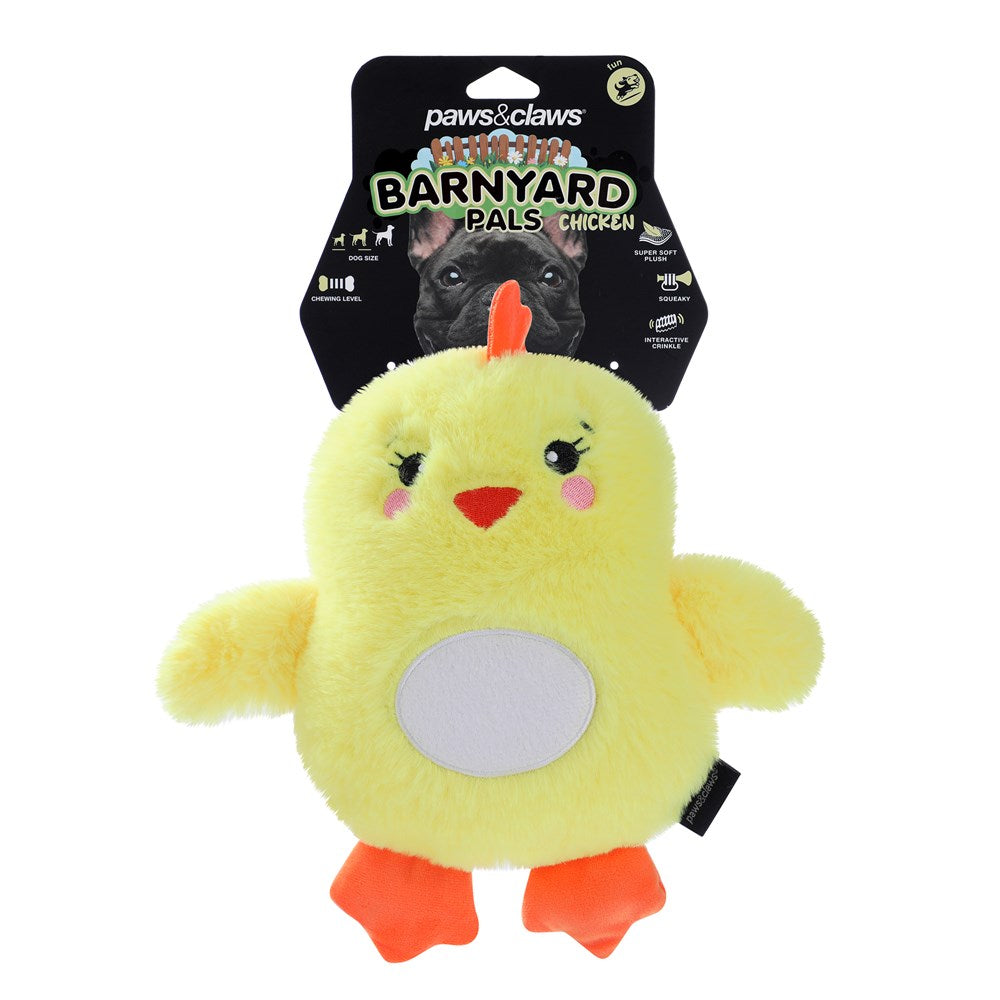 Barnyard Pals Plush Dog Toy - Assorted