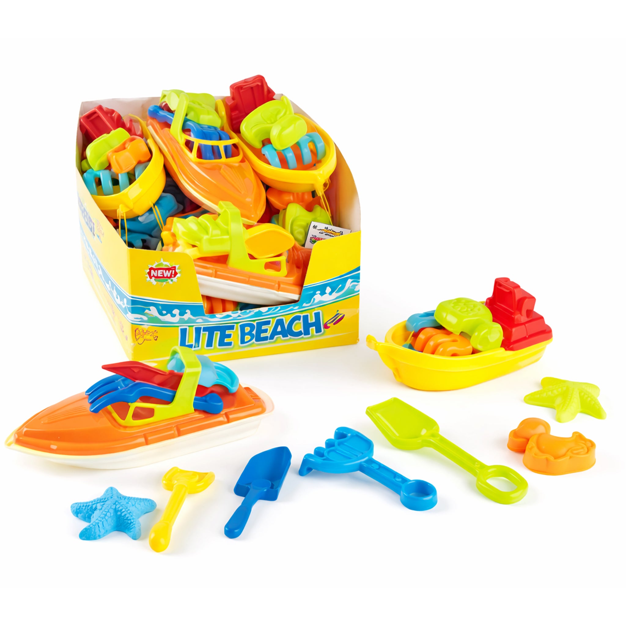 Beach Boat with Accessories