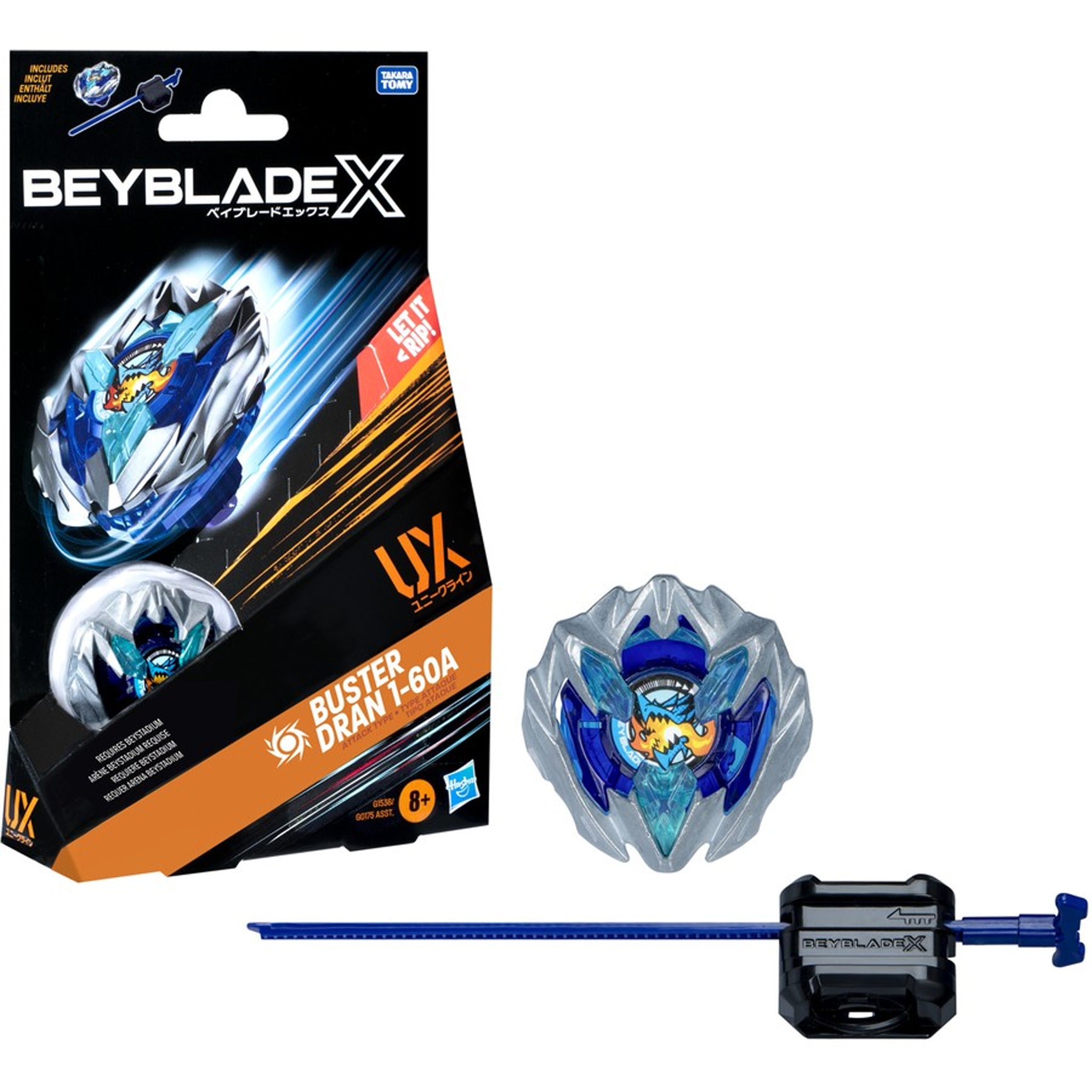 Beyblade X Starter Pack Top with Launcher Assorted