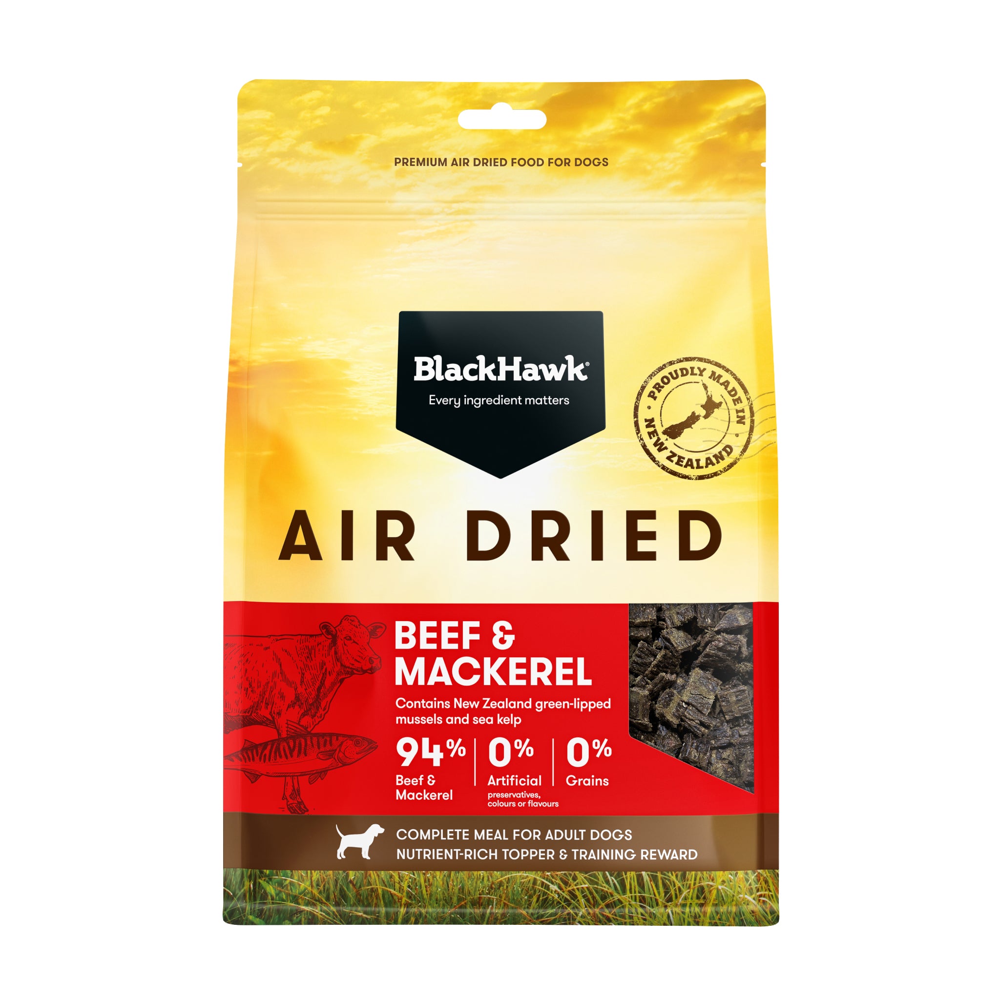 Black Hawk Air Dried Dog Food (450g & 2kg)
