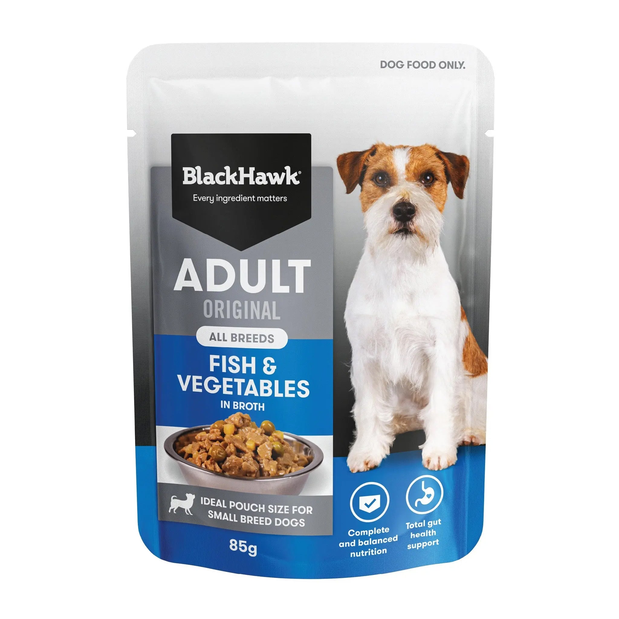 Black Hawk Original Adult Wet Dog Food 85g – 12 Pack