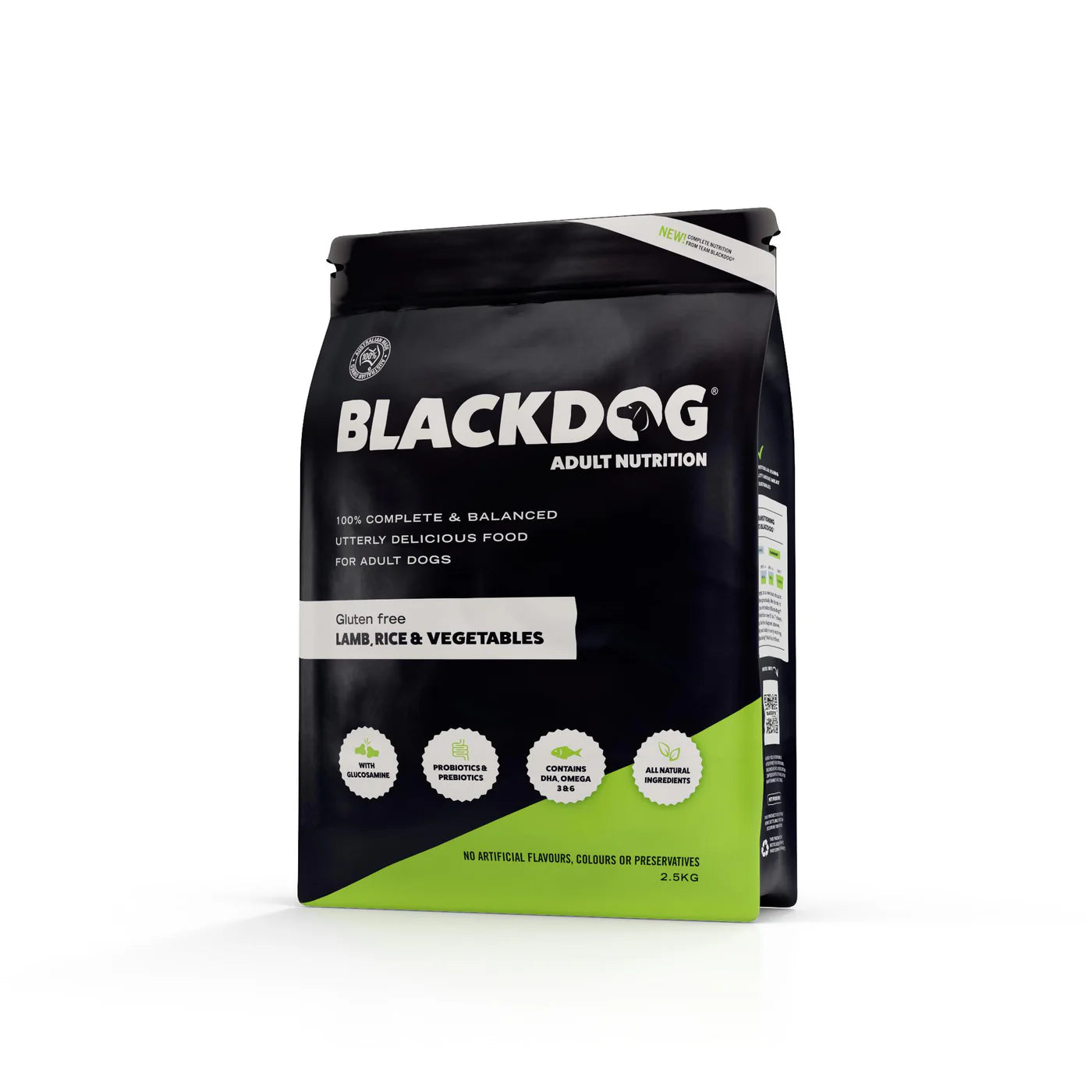 Blackdog Adult Lamb, Rice & Vegetables Dry Dog Food