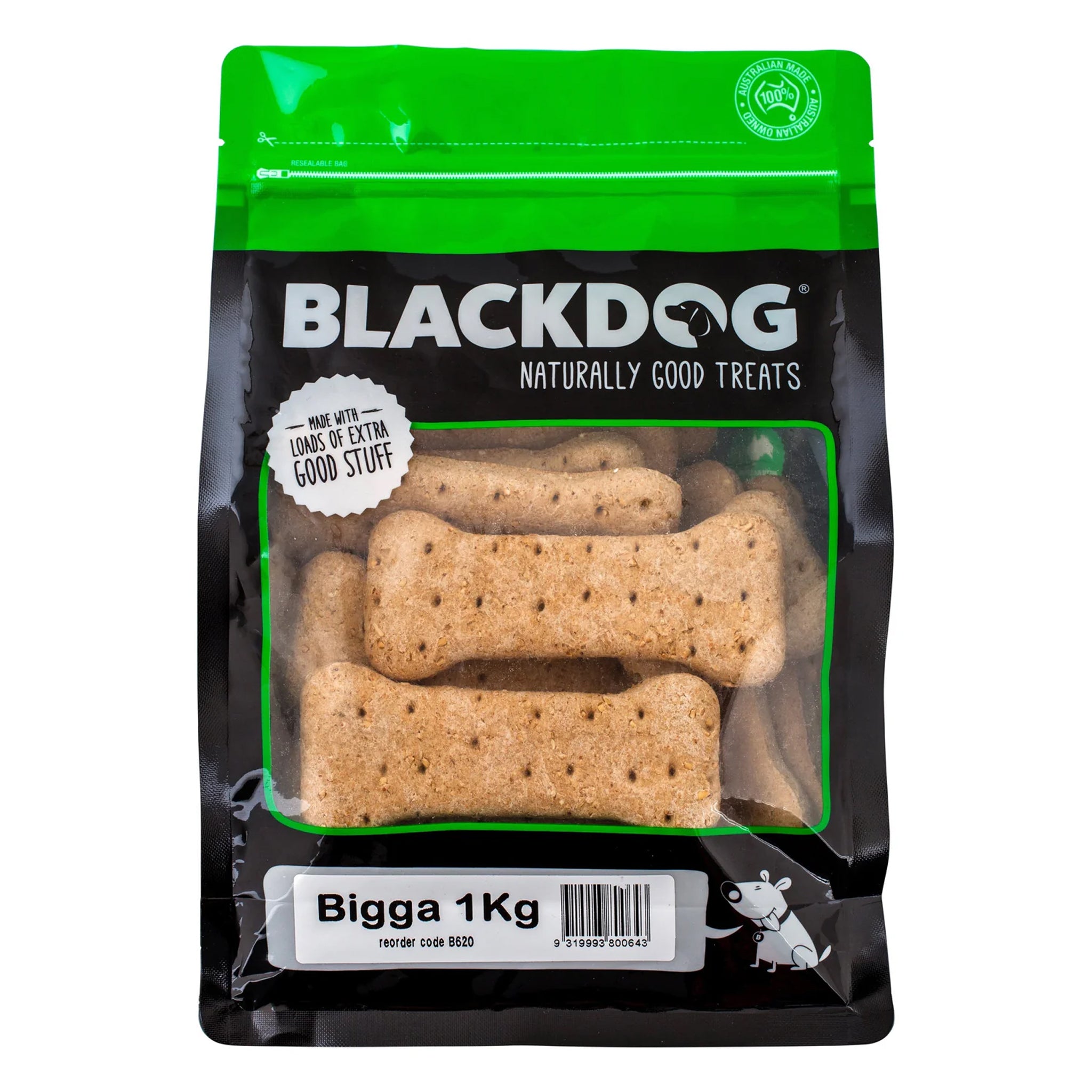 Blackdog Bigga Biscuit Dog Treats 1kg
