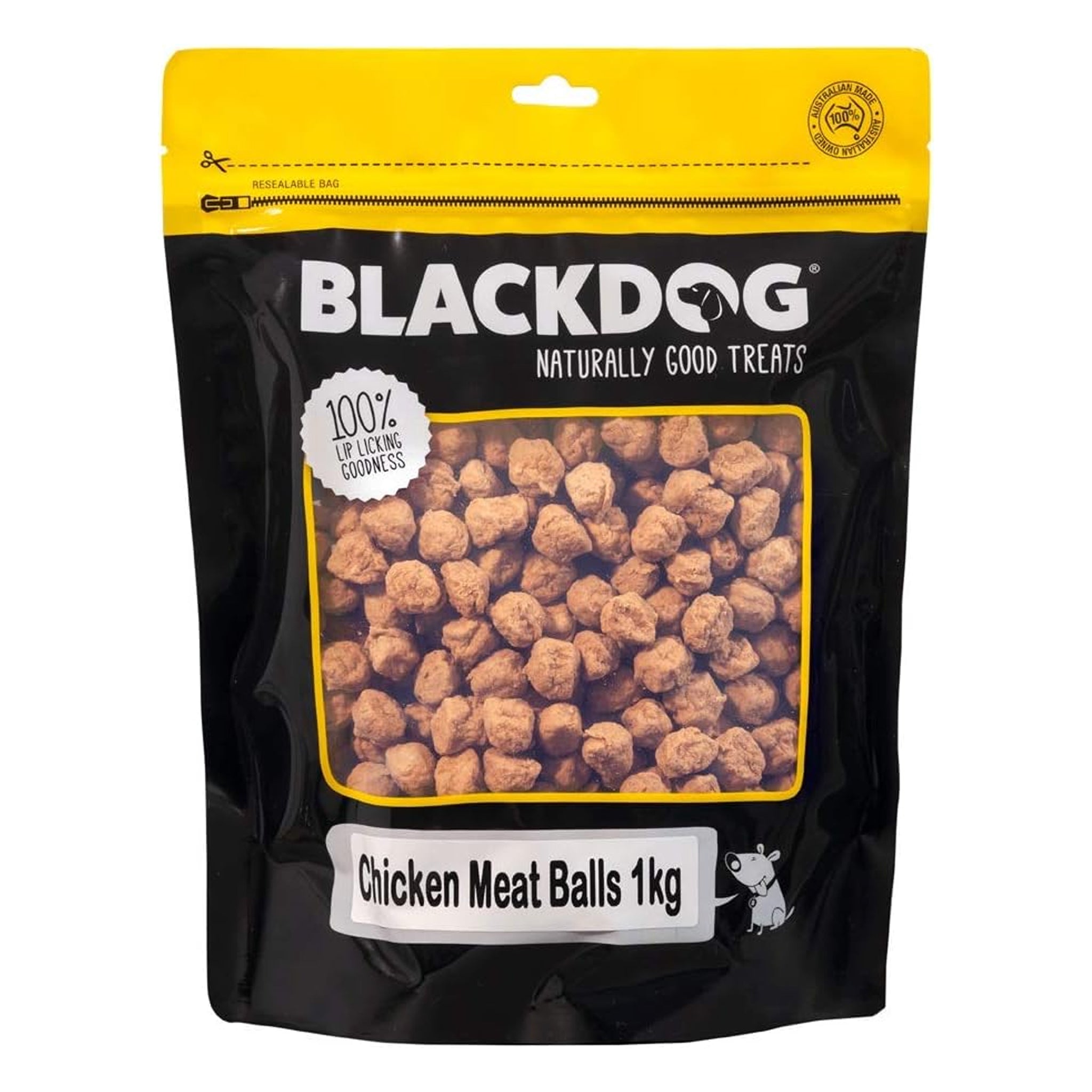 Blackdog Chicken Meat Balls Dog Treats 1kg