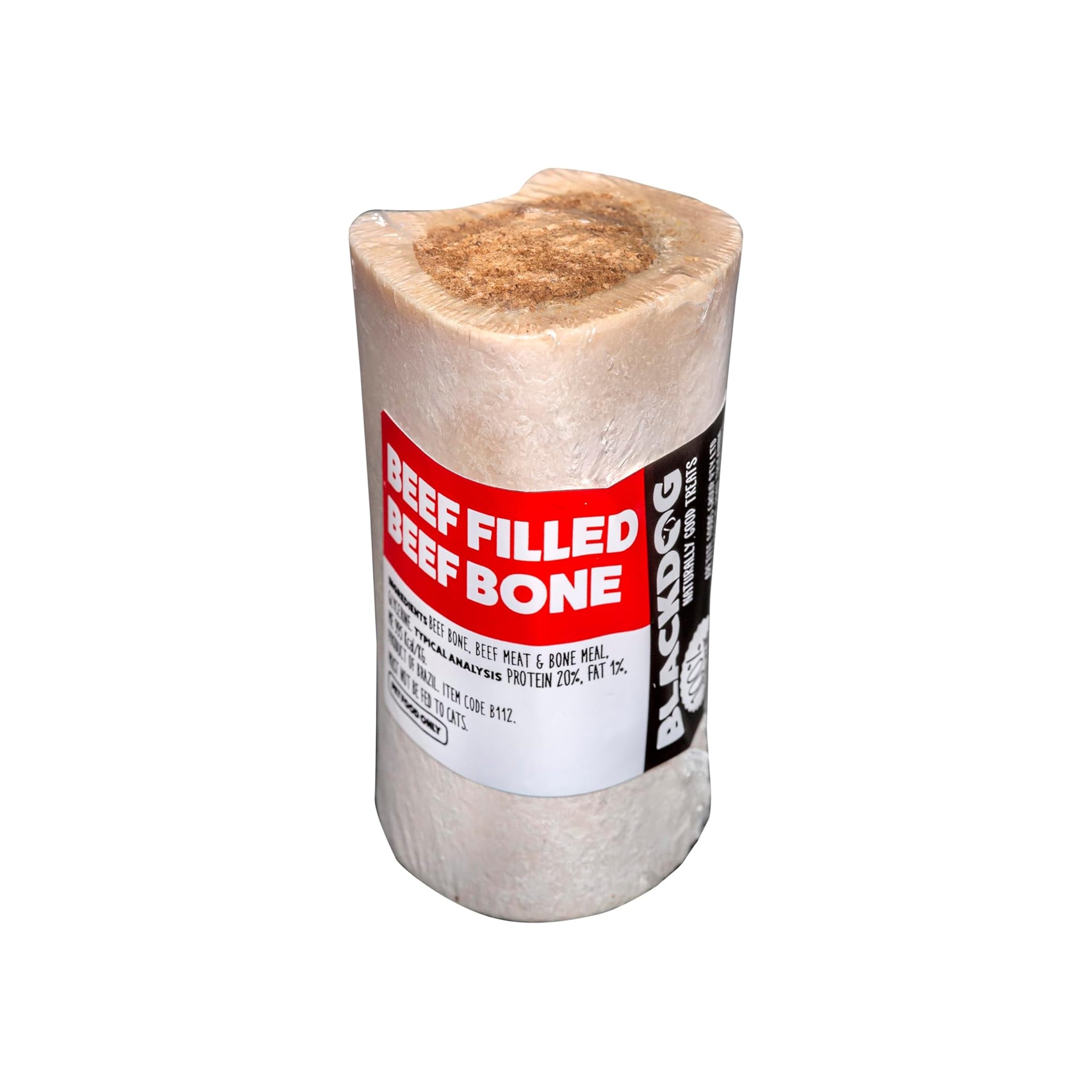 Blackdog Filled Marrow Bone Dog Chew - Beef (3")