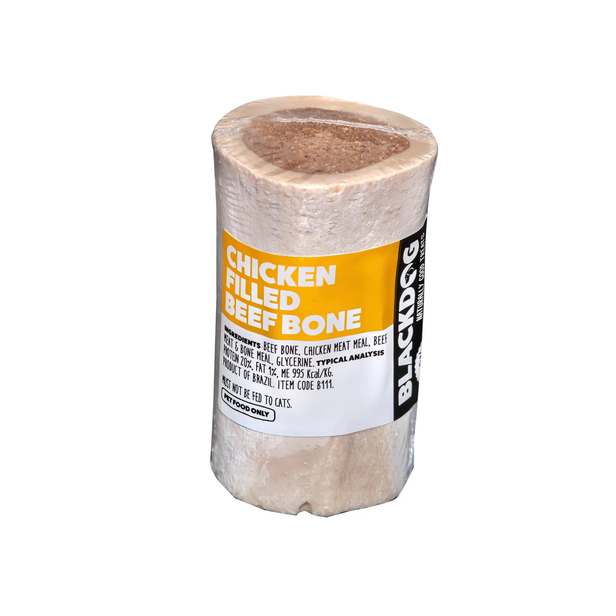 Blackdog Filled Marrow Bone Dog Chew - Chicken (3")