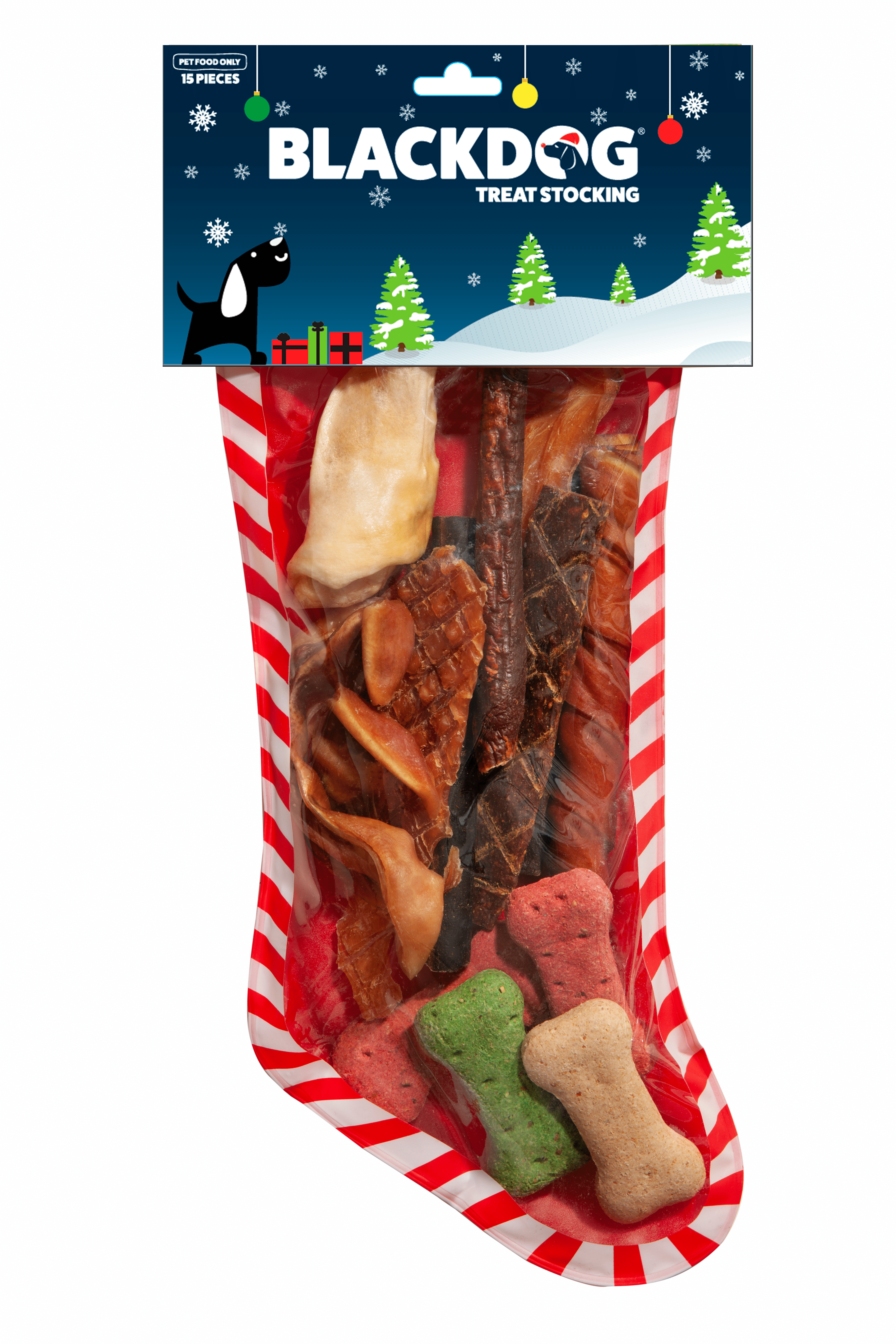 Blackdog 15 Piece Mixed Treat Stocking